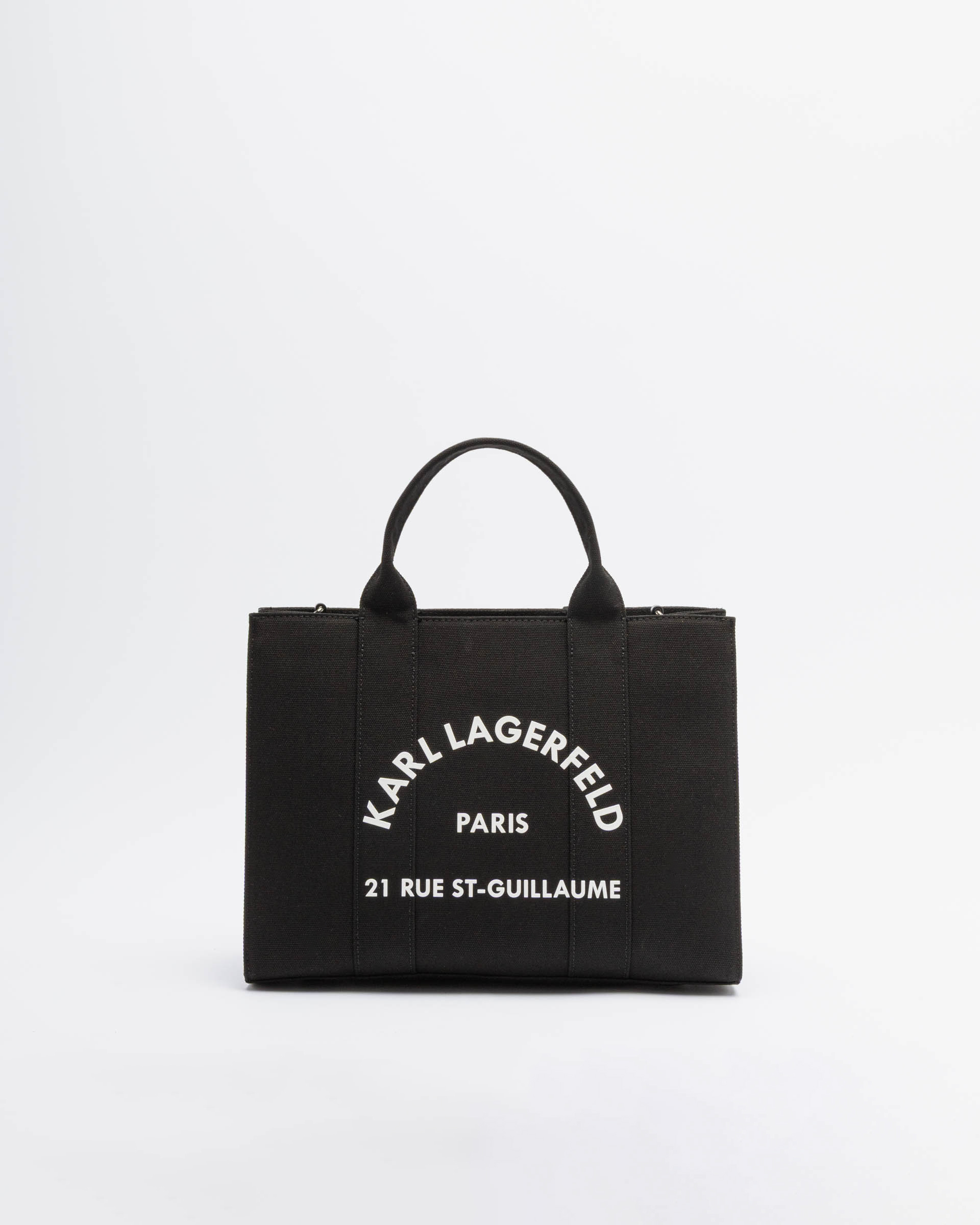 Mala tote bag Karl Lagerfeld RUE ST-GUILLAUME MEDIUM SQUARE Preto