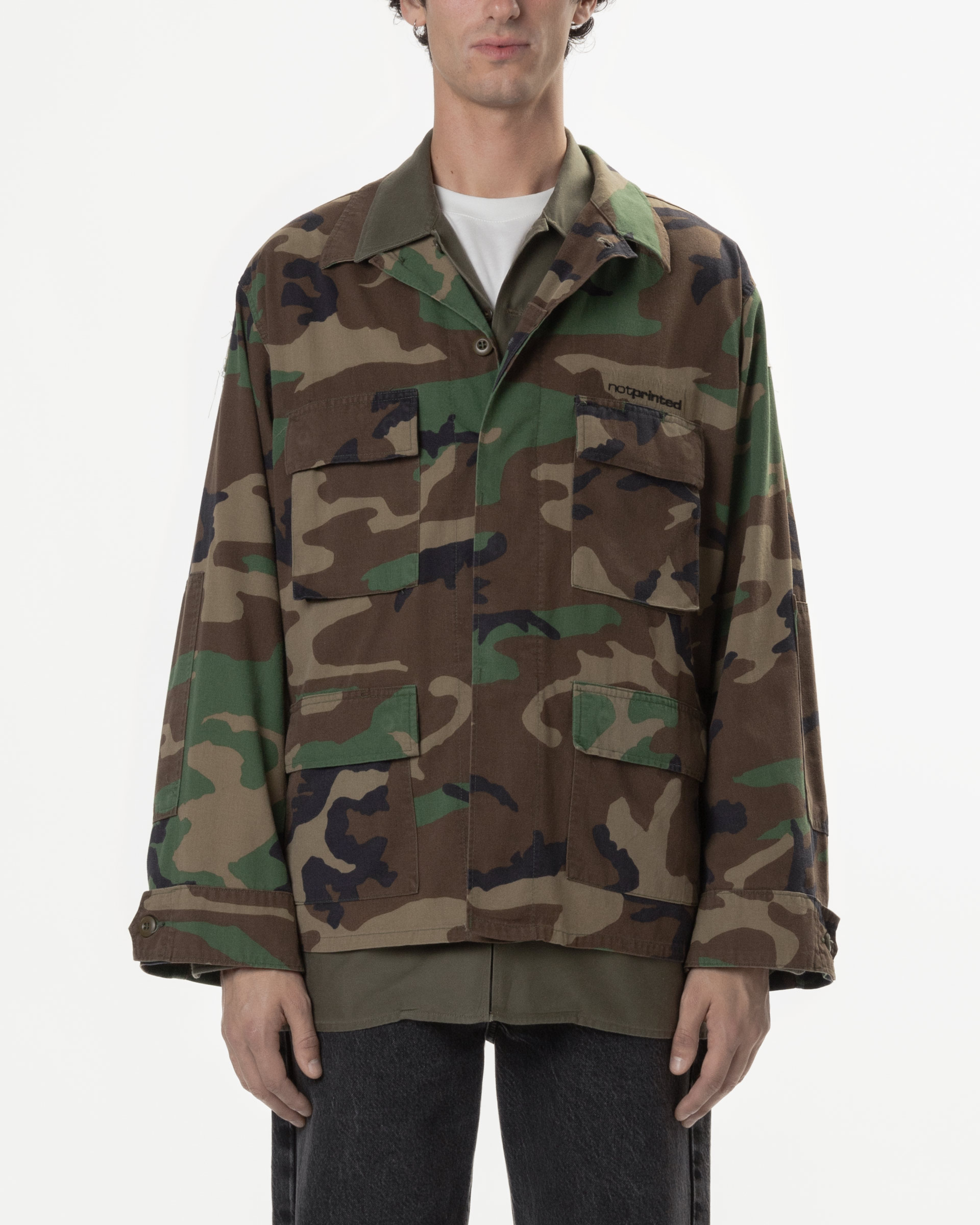 Camisa Notprinted CAMOUFLAGE CARE Verde