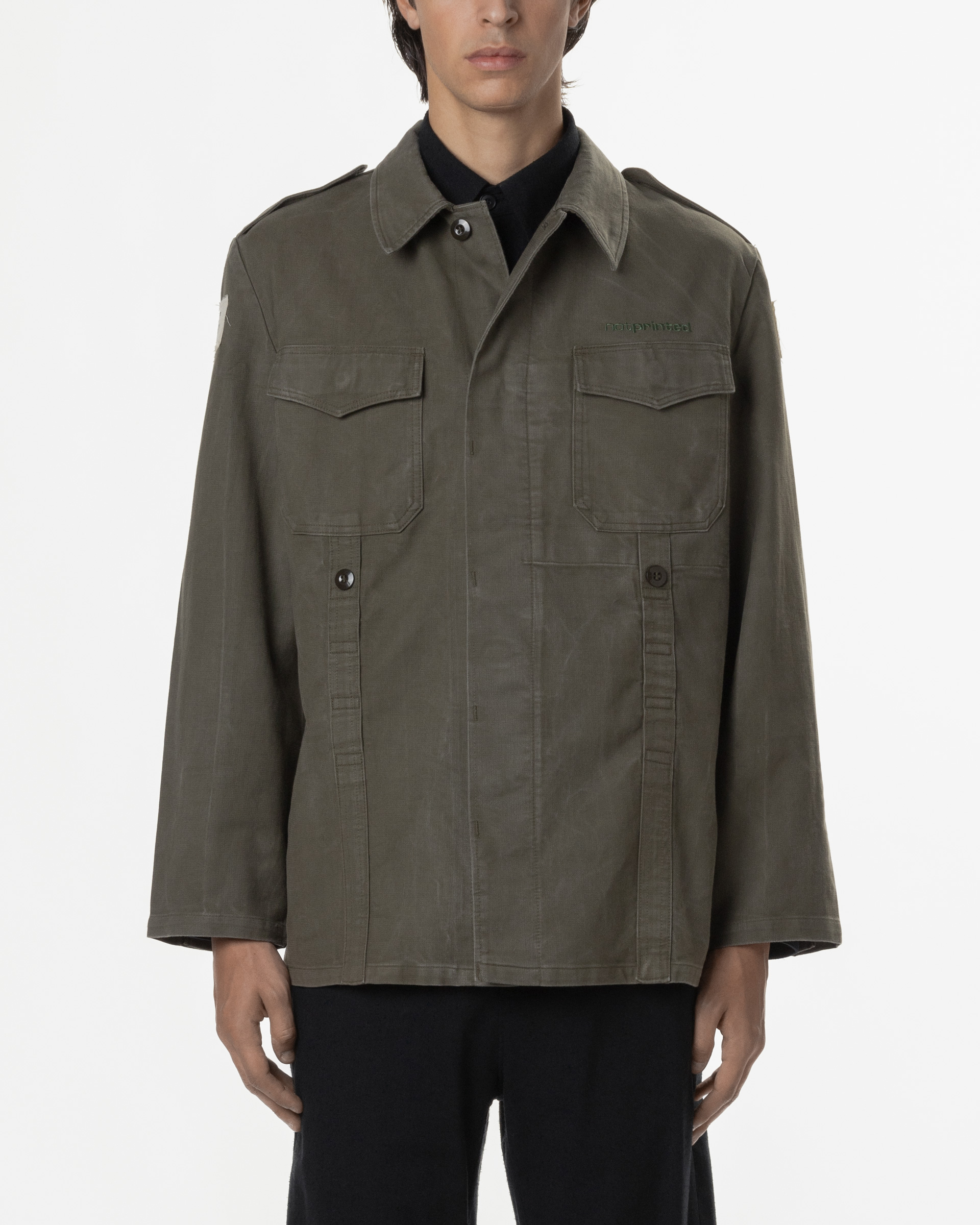 Casaco camiseiro Notprinted NEUTRAL Verde
