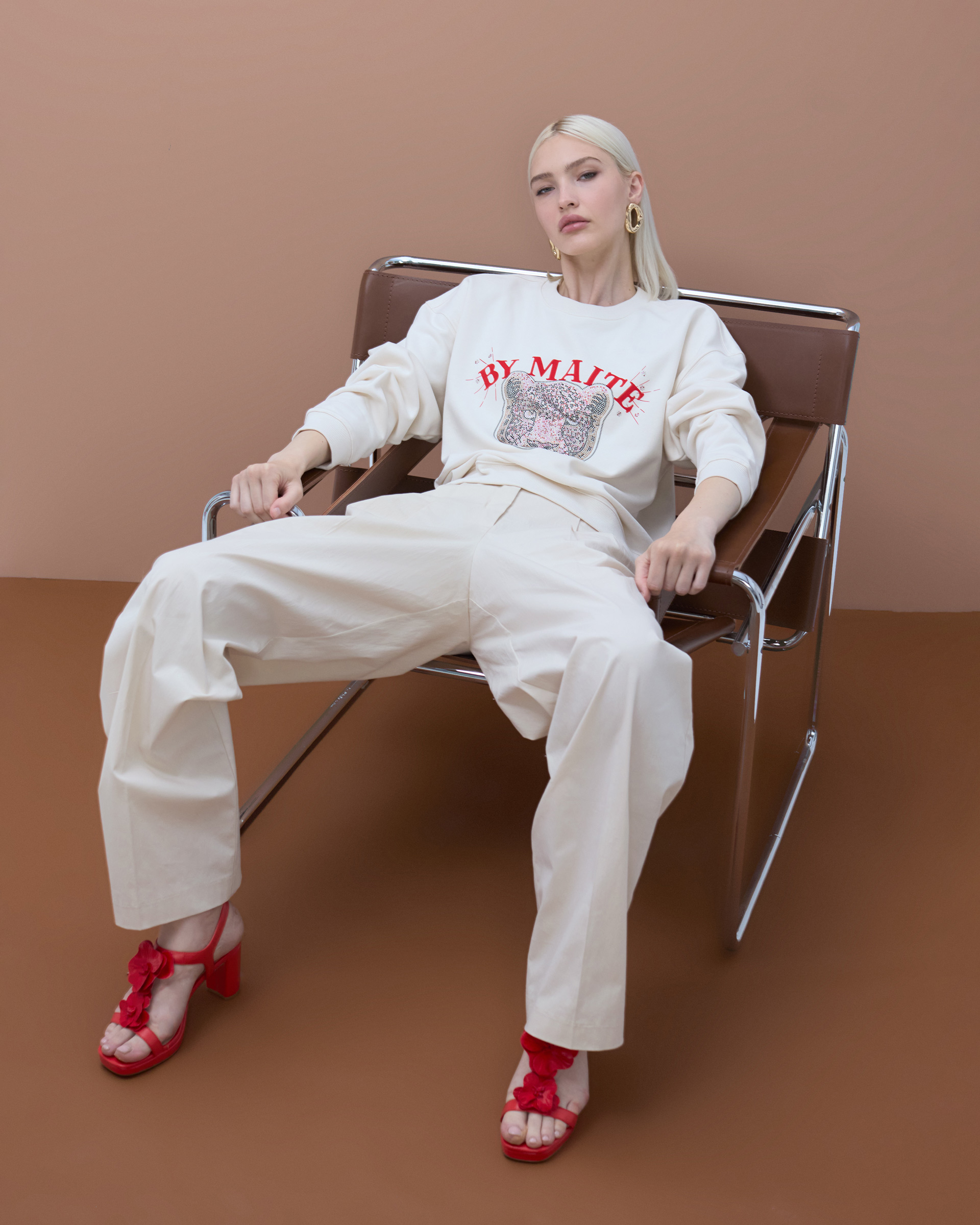 Sweater Maite by Lola MS2611004 Bege