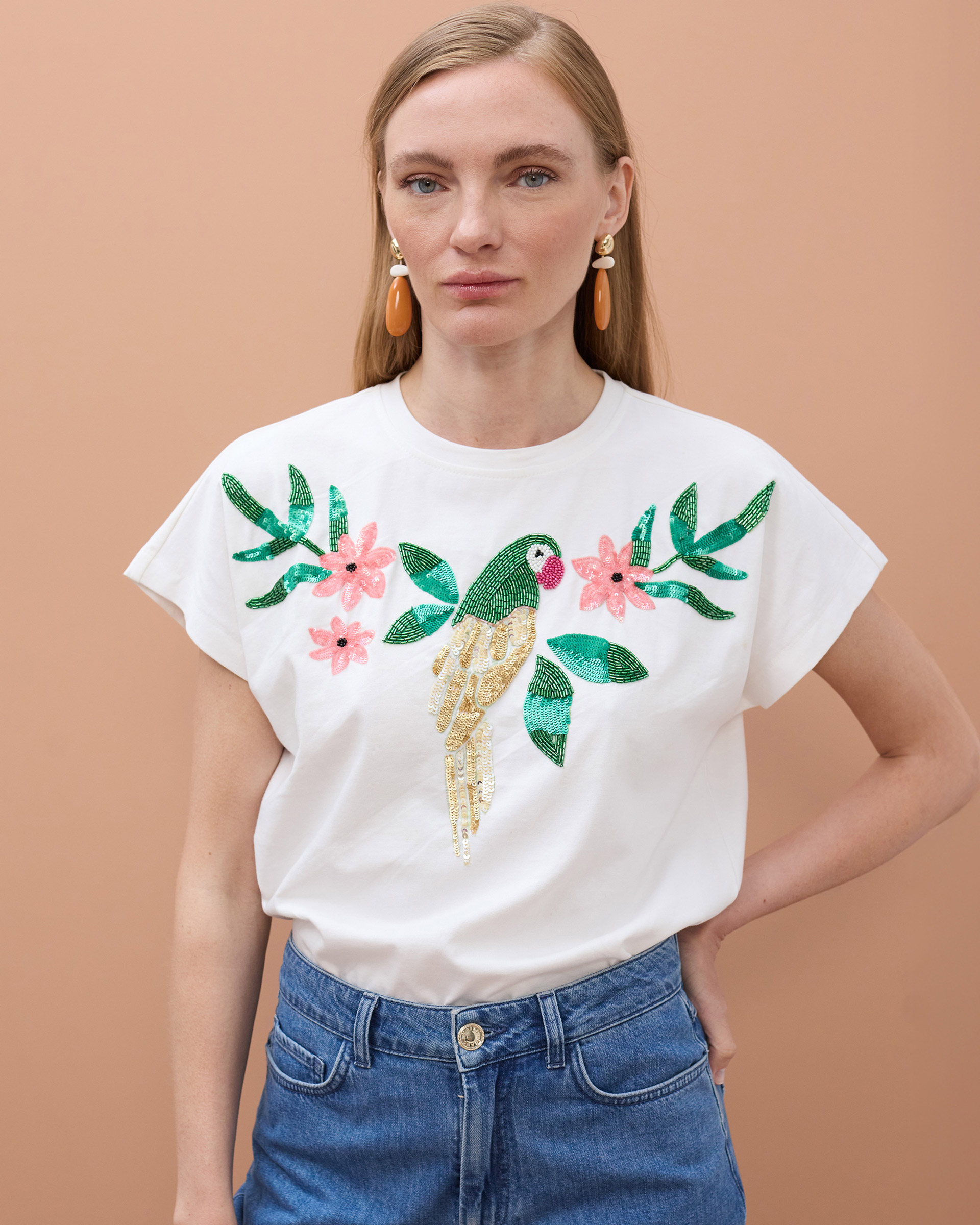 T-shirt Maite by Lola MS2615004 Branco