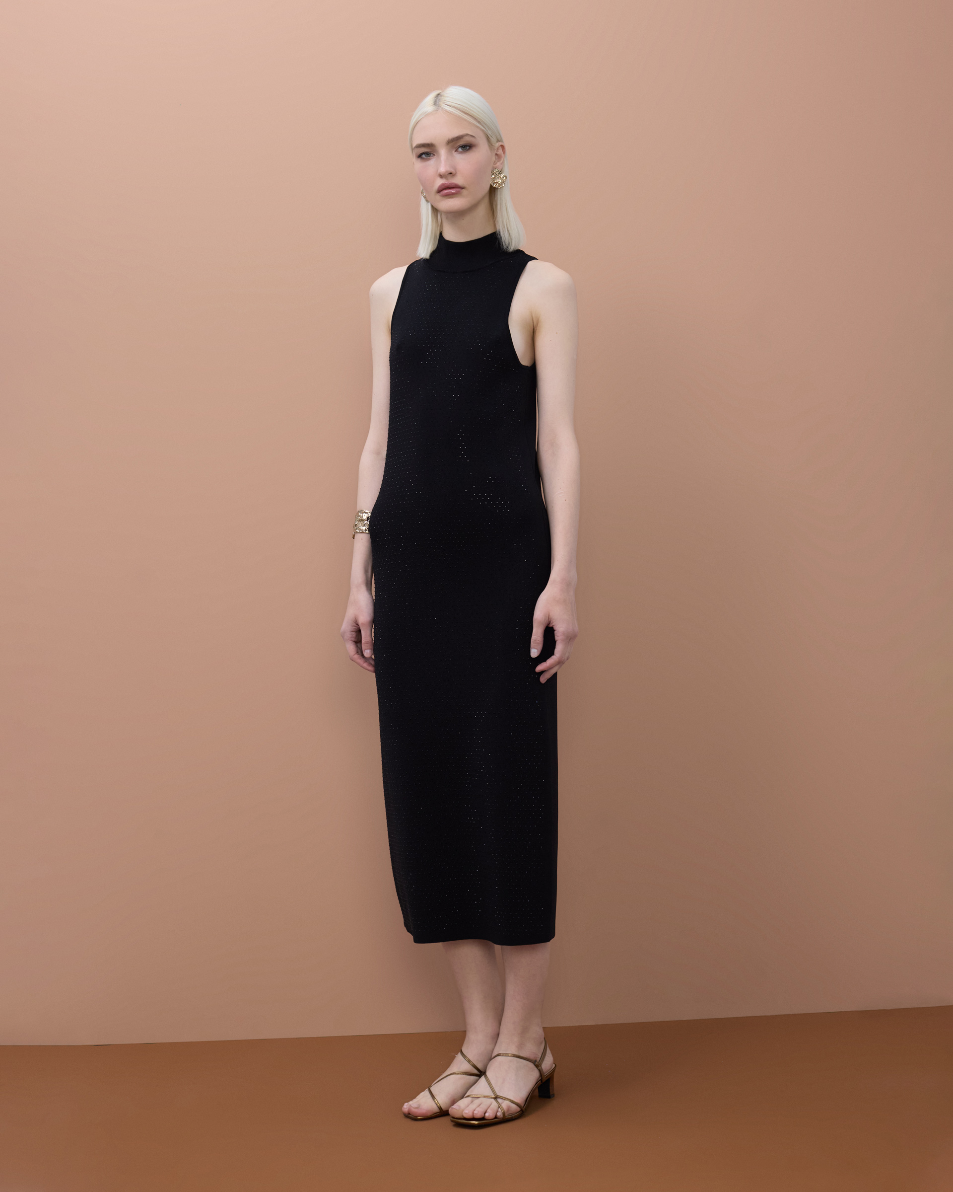 Vestido comprido Maite by Lola MS2616005 Preto
