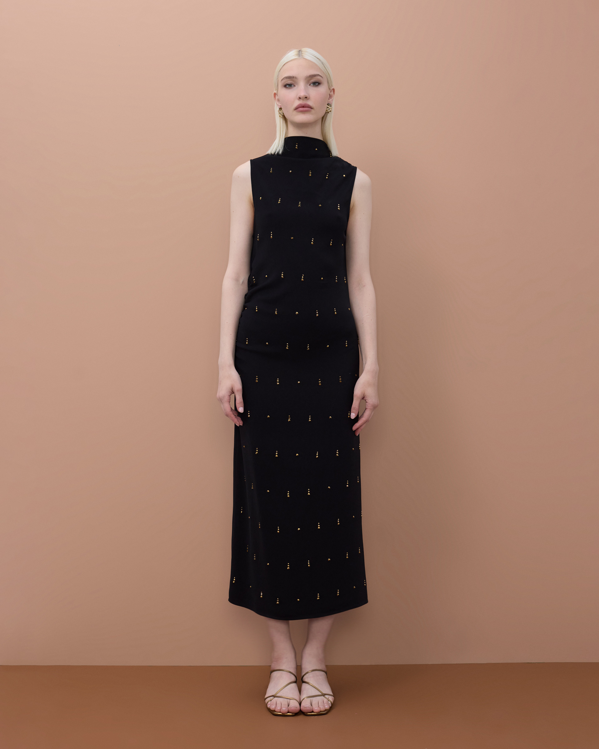 Vestido comprido Maite by Lola MS2616011 Preto