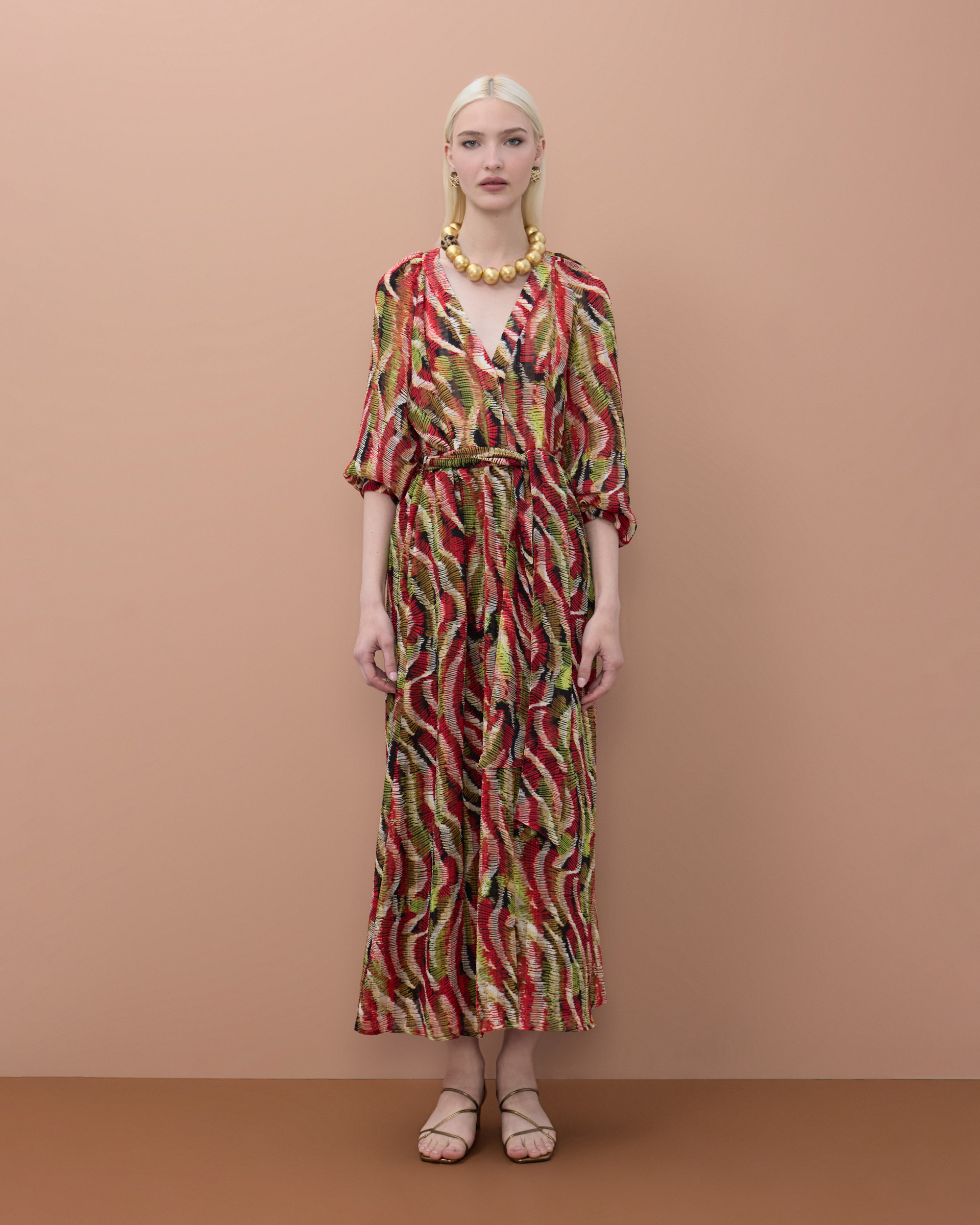 Vestido comprido Maite by Lola MS2616022 Multicor