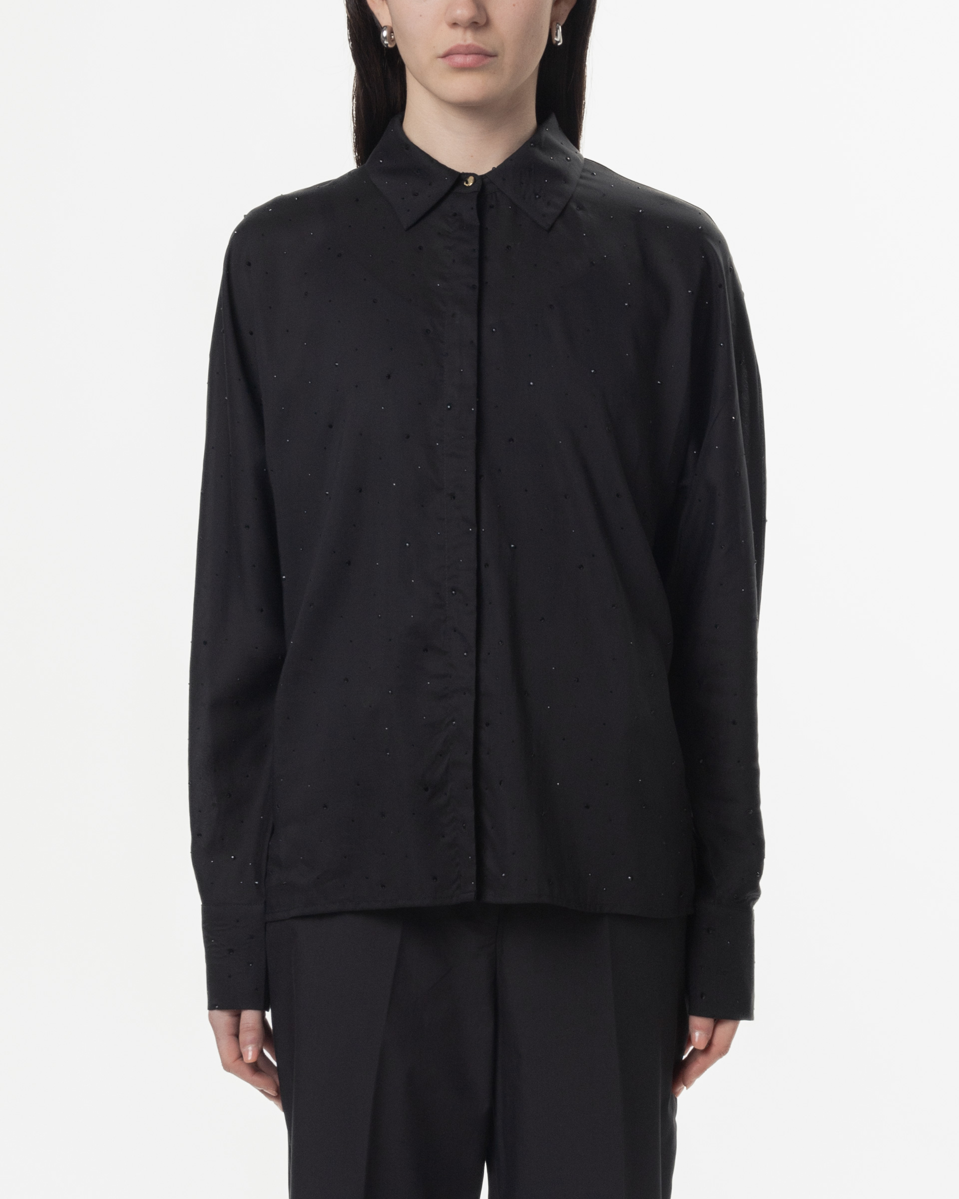 Camisa Lola Casademunt MS2515041 Preto