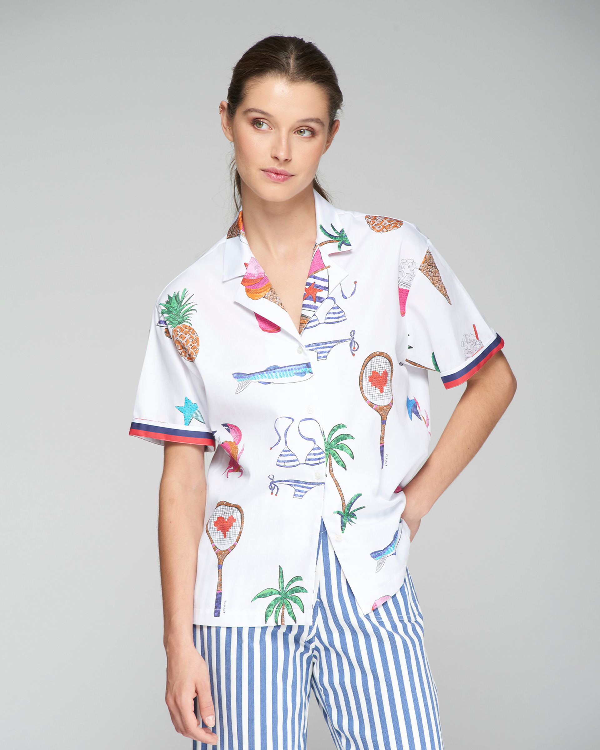 Camisa VilaGallo ALYONA FORMENTERA Branco