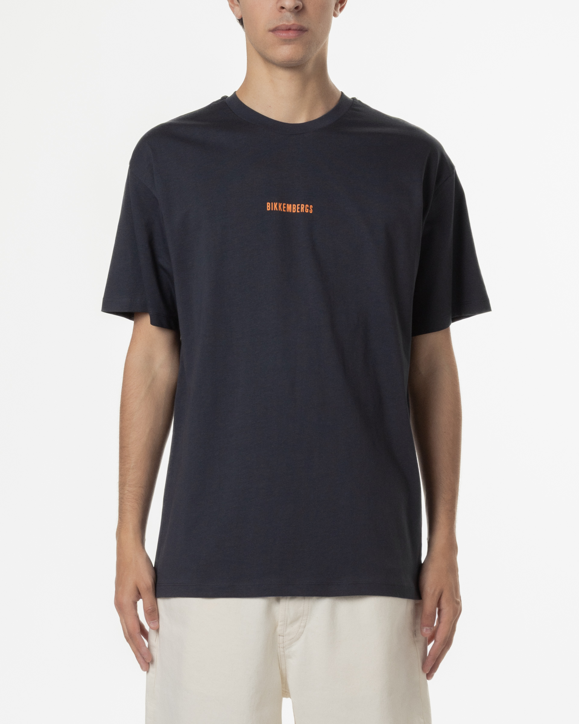 T-shirt Bikkembergs BMT0704 Cinzento