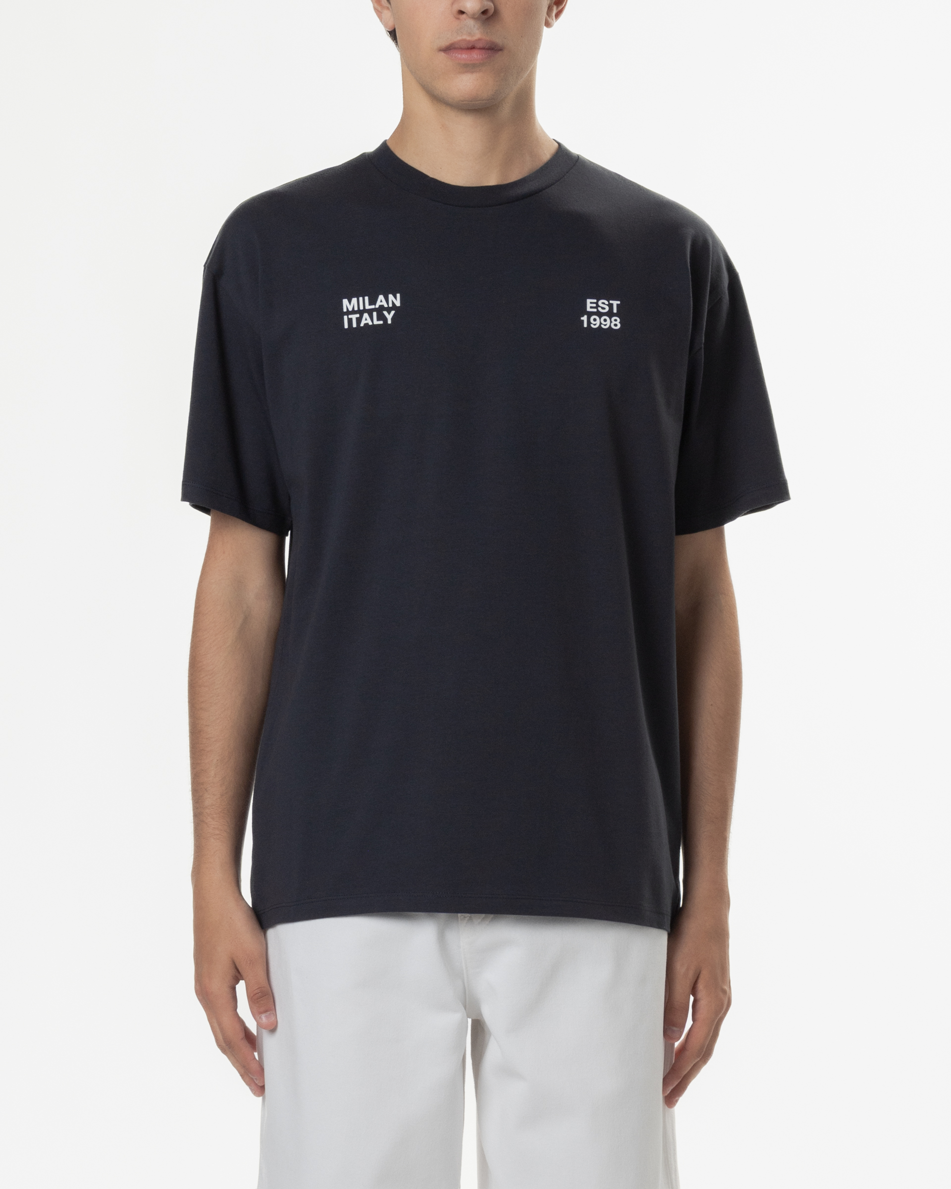 T-shirt Bikkembergs BMT0705 Cinzento