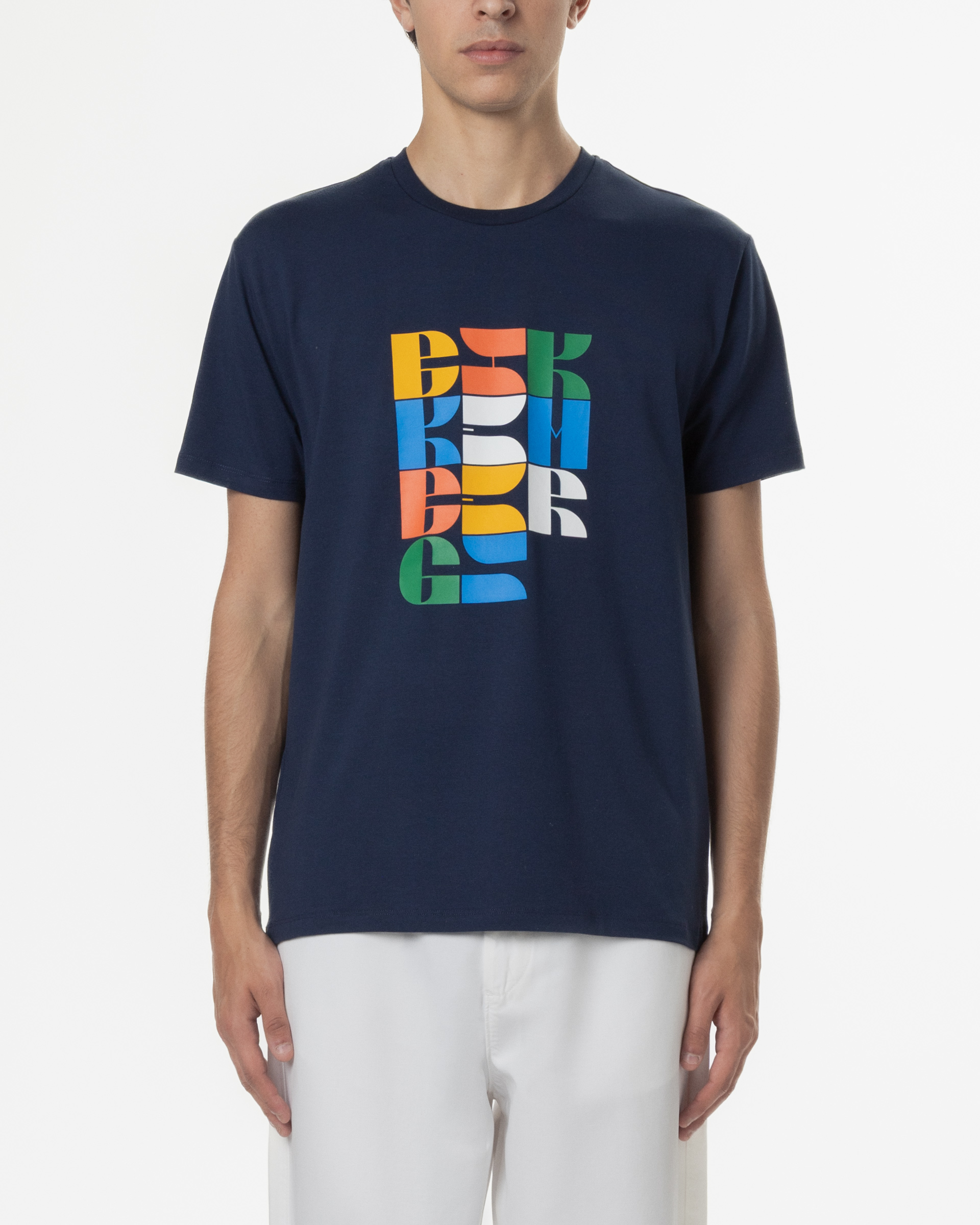 T-shirt Bikkembergs BMT0707 Azul