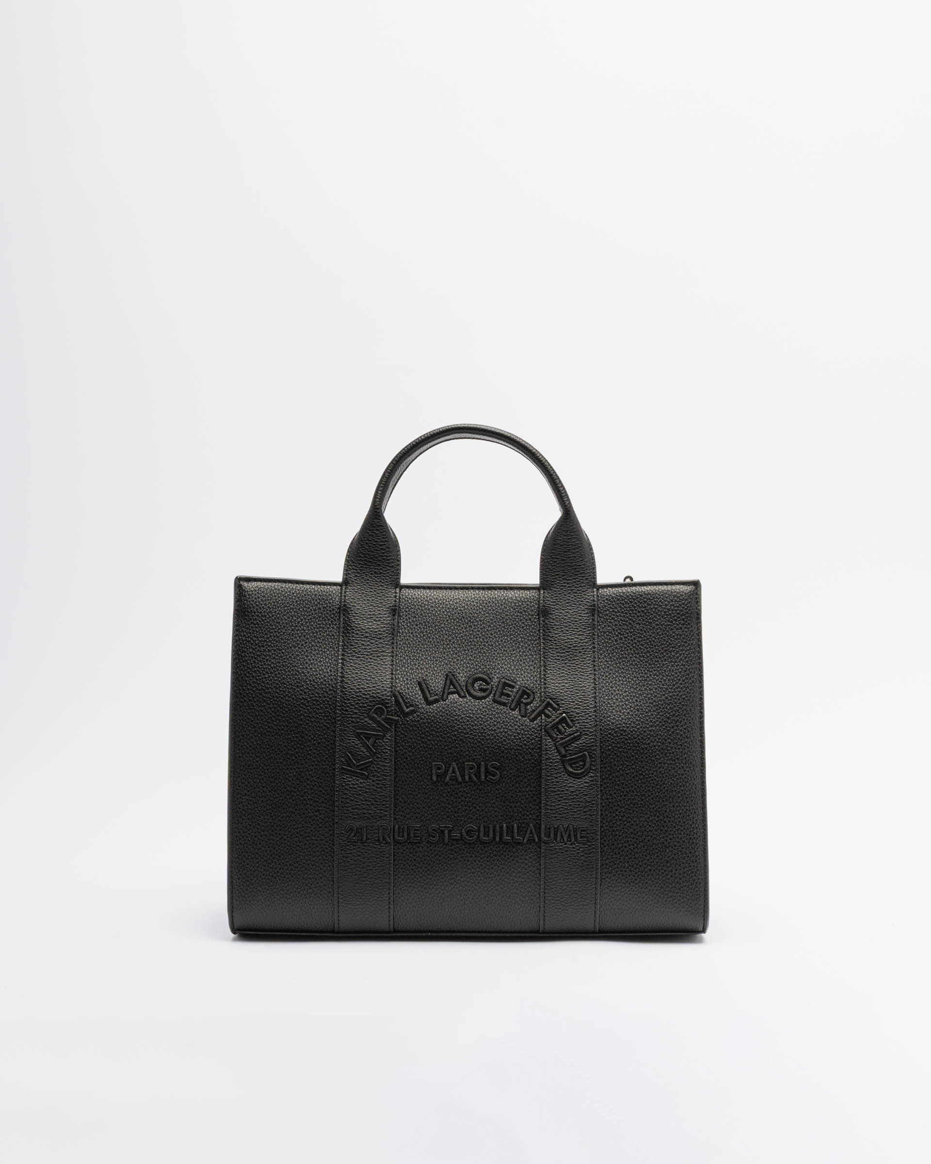 Mala tote bag Karl Lagerfeld K/RSG MD Square Tote Peb Emb Preto