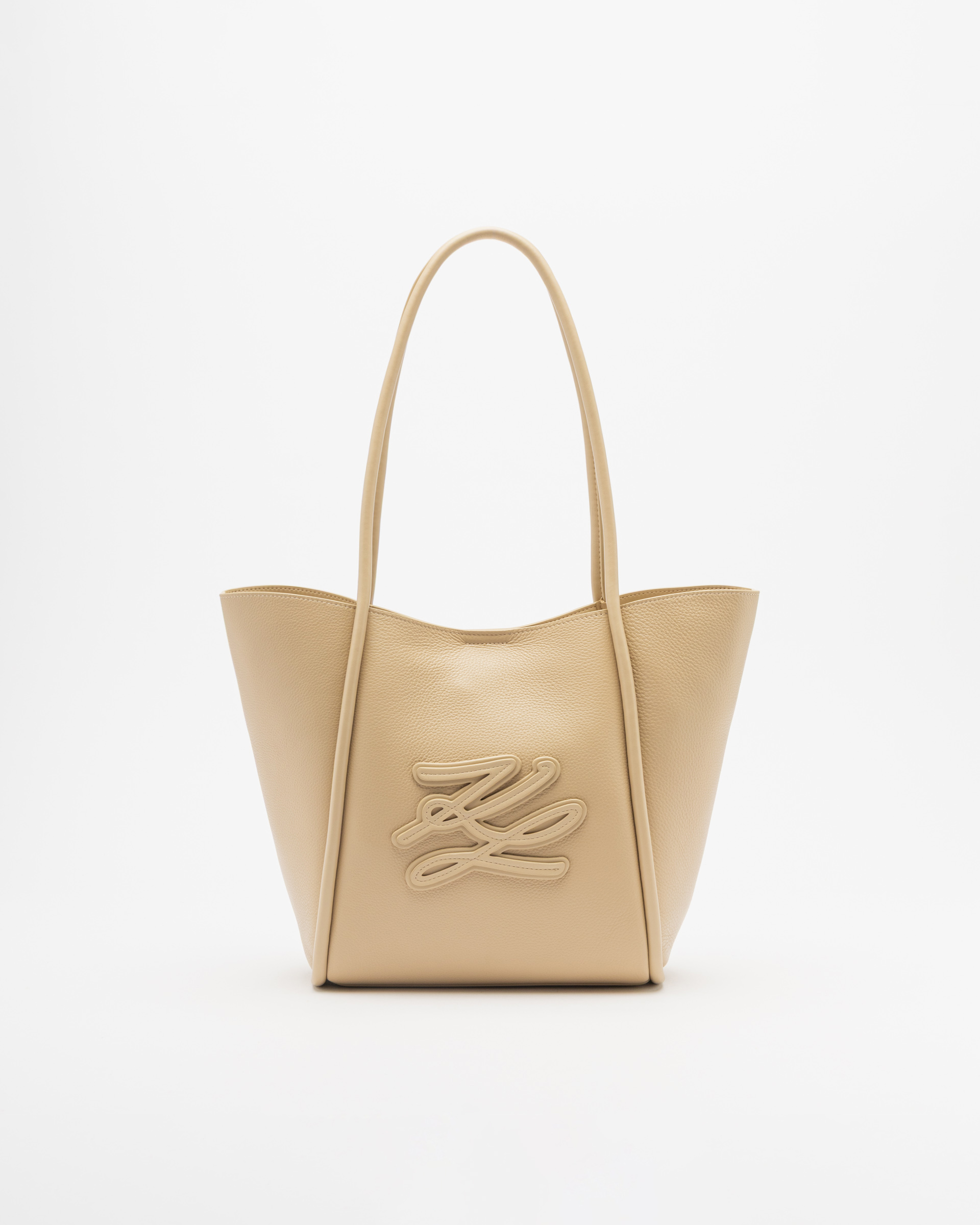Mala tote bag Karl Lagerfeld K/Autograph Patch MD Tote Taupe