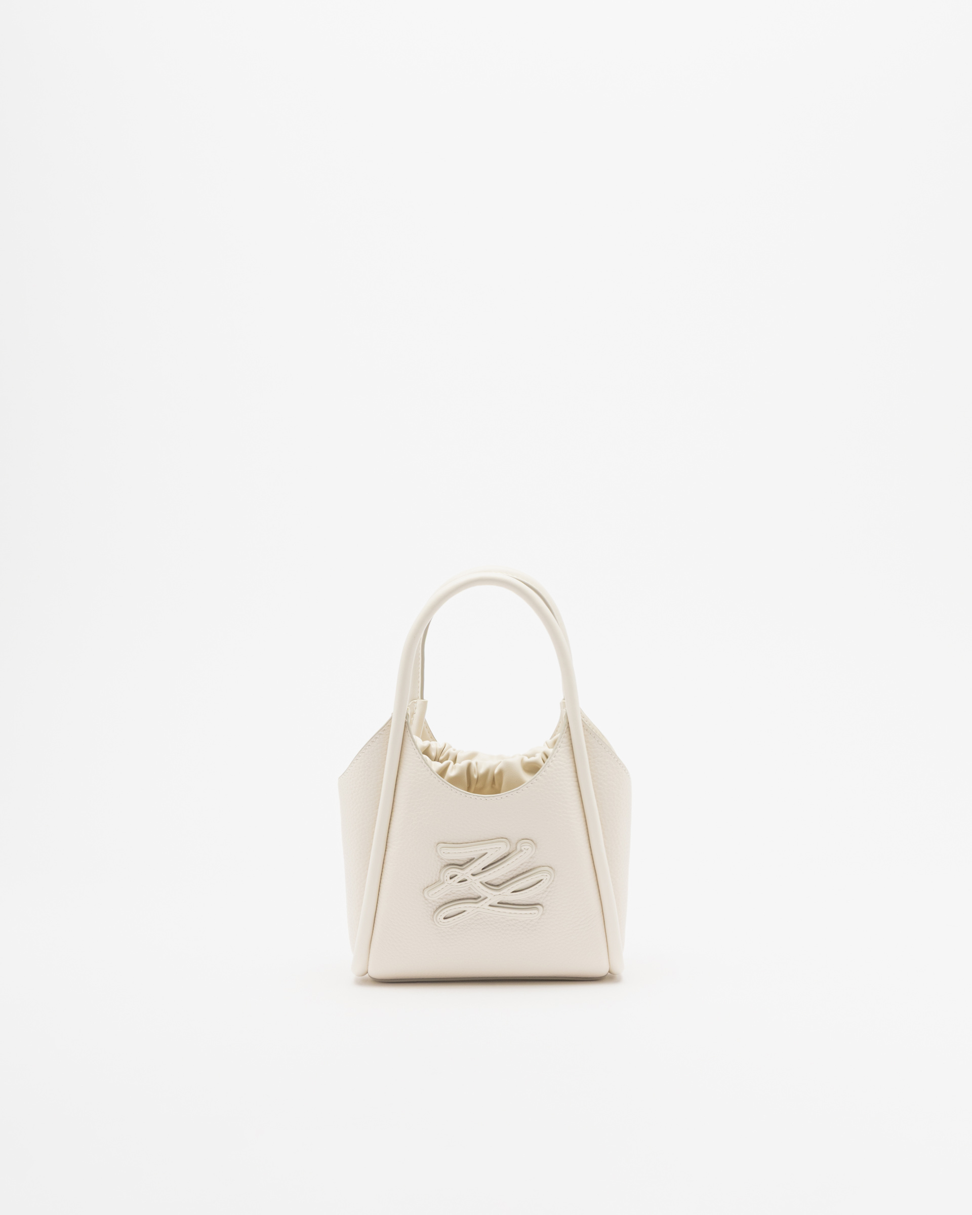 Mala tote bag Karl Lagerfeld K/ Autograph Patch Mini Tote Branco