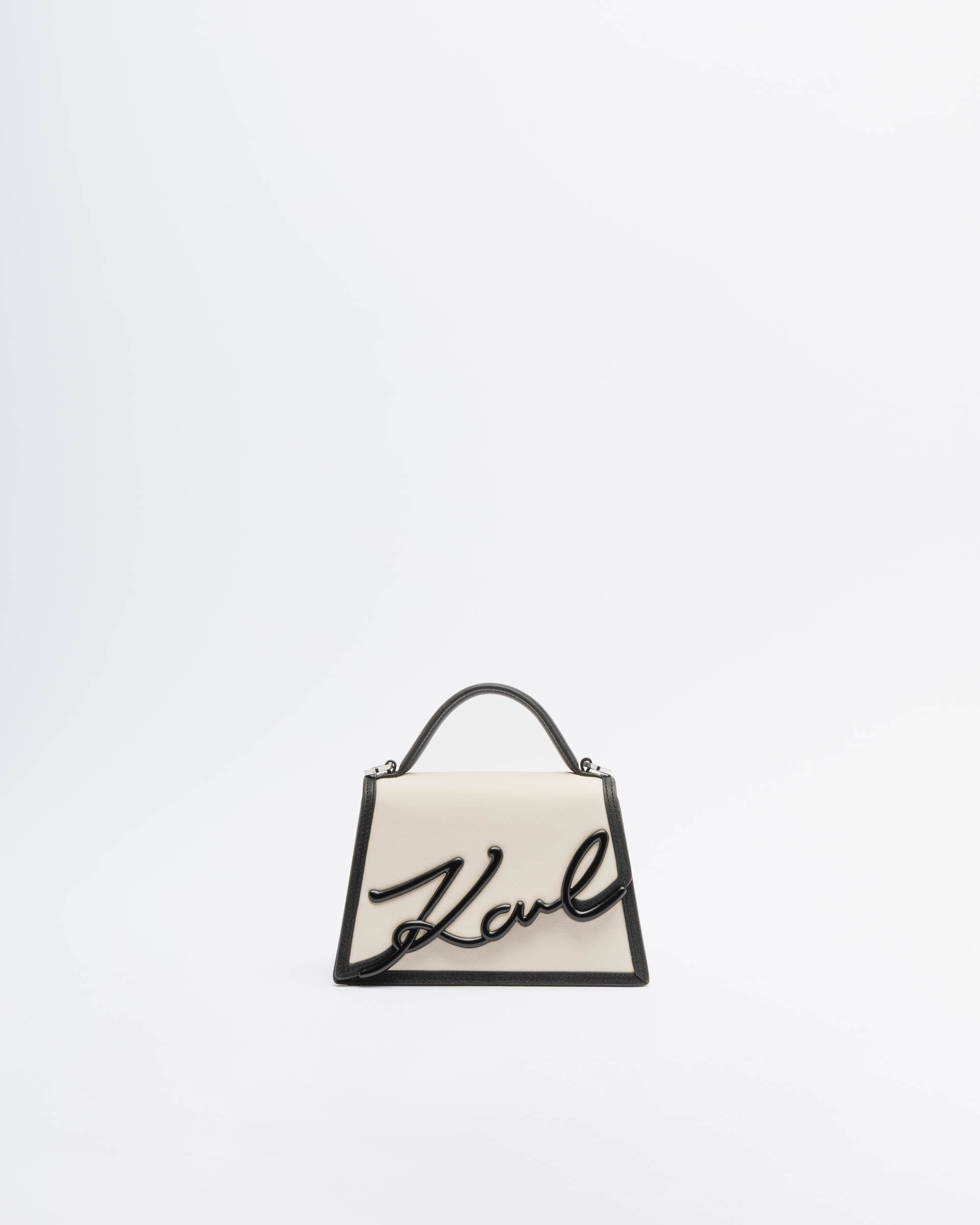 Mala de mão Karl Lagerfeld K/Signature 2.0 SP SM CB BL/WH Branco