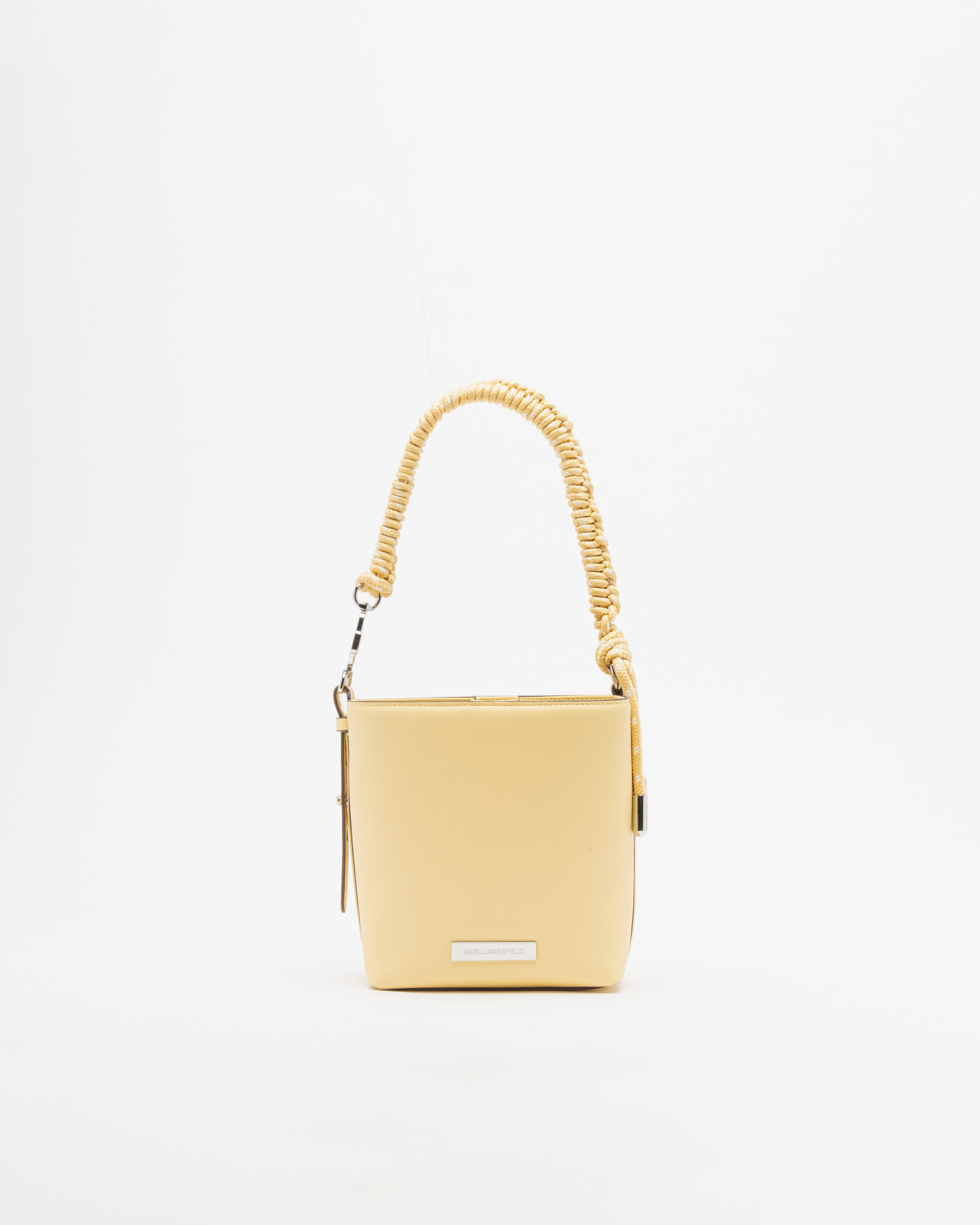 Mala bucket Karl Lagerfeld Ikon Smooth Out Rope SM Bucket Amarelo