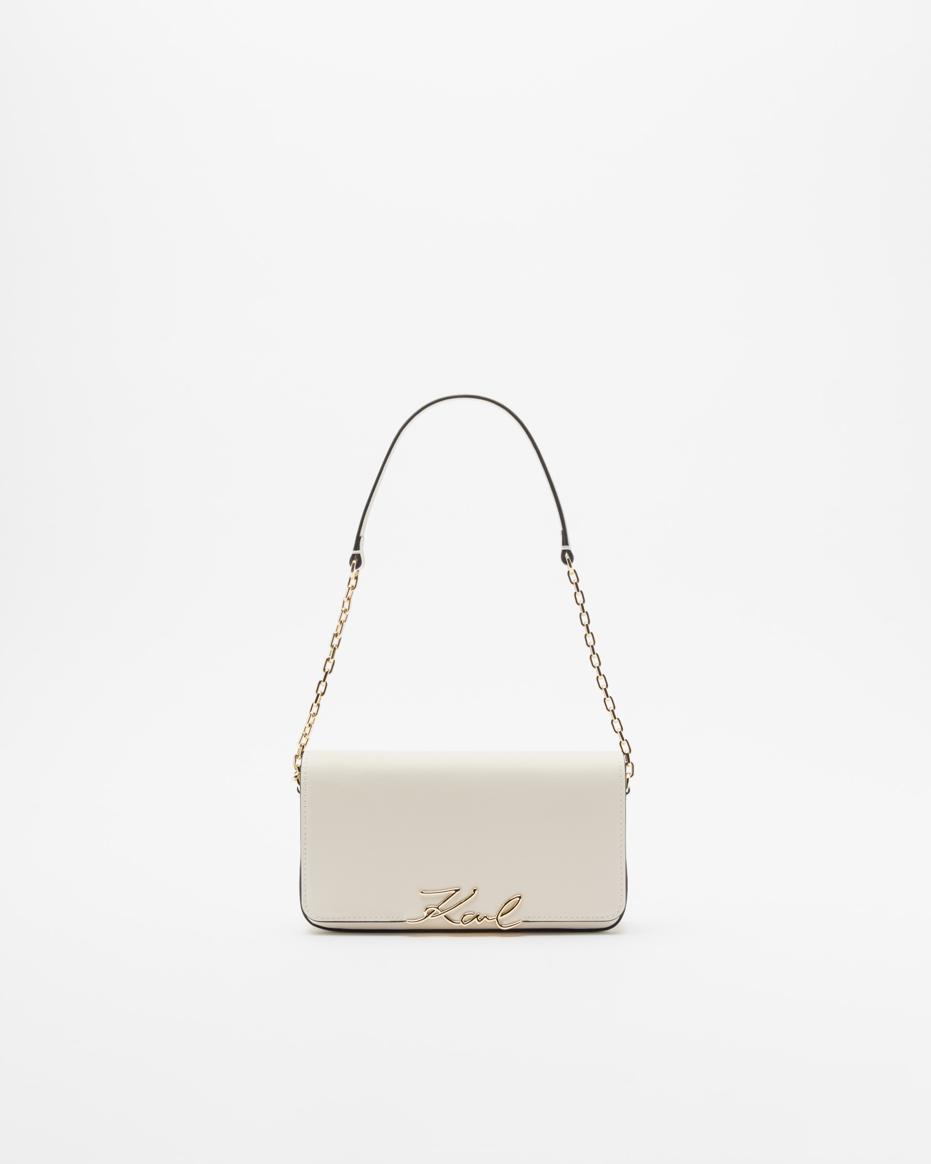 Mala de ombro Karl Lagerfeld K/Signature Shoulder Pouch Branco