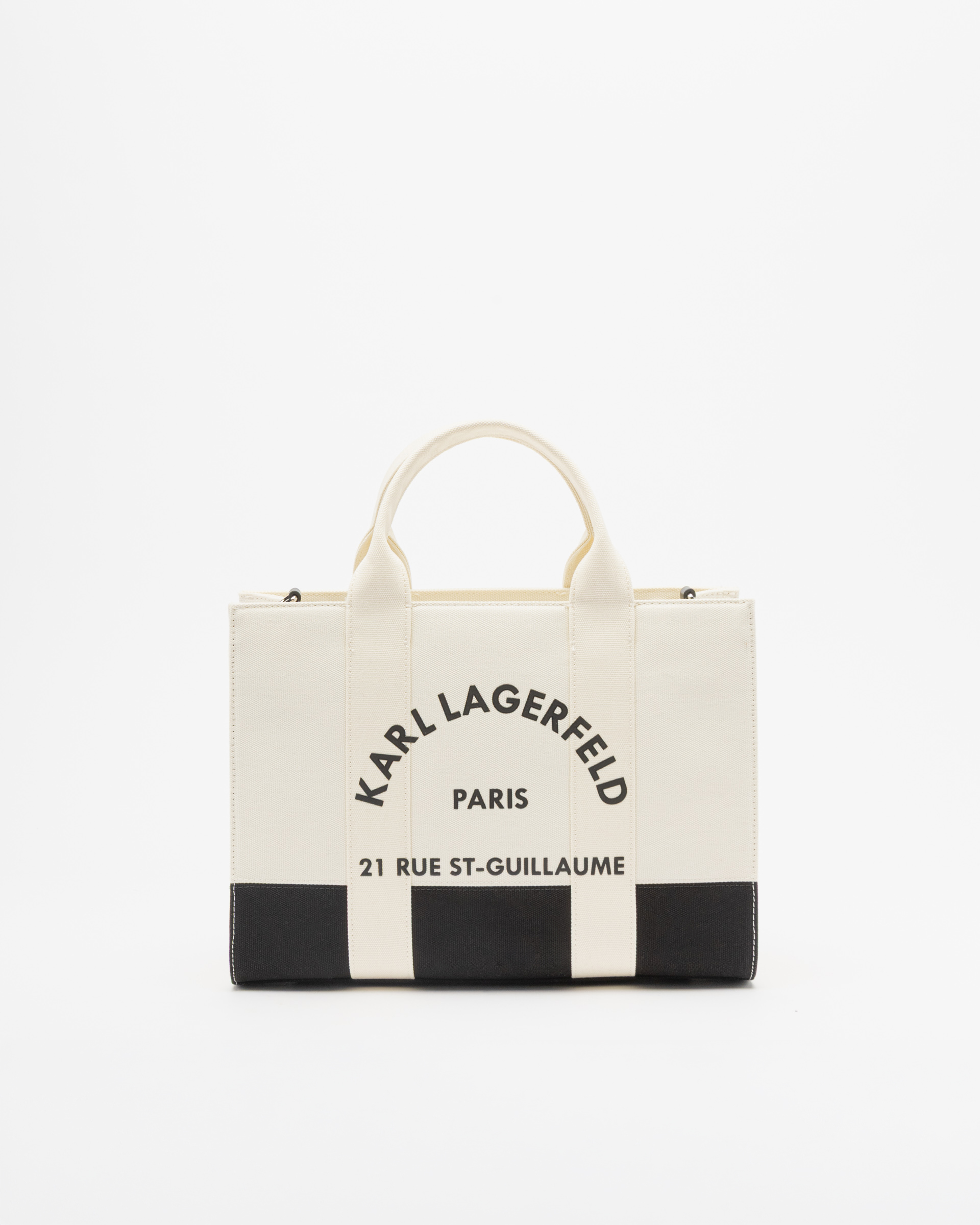 Mala tote bag Karl Lagerfeld K/RSG Square MD Tote Col. Blk Branco