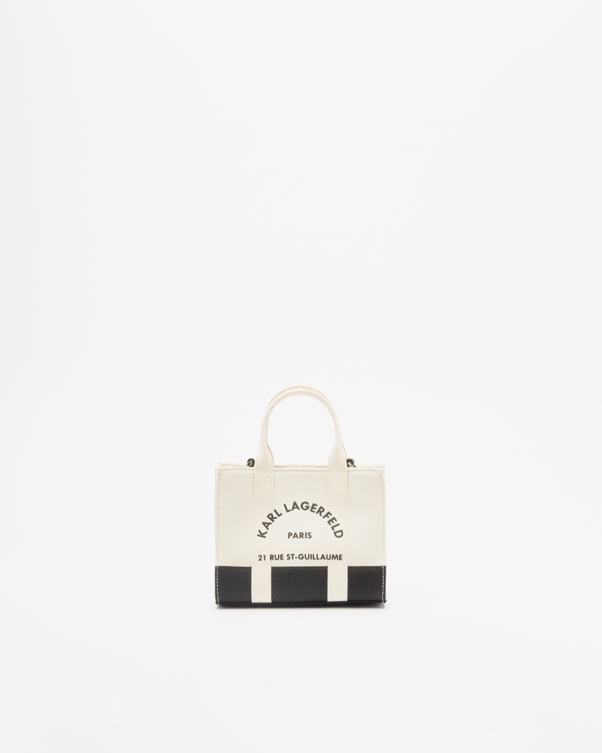 Mala de mão Karl Lagerfeld K/RSG Square MN Tote Col. BLK Branco
