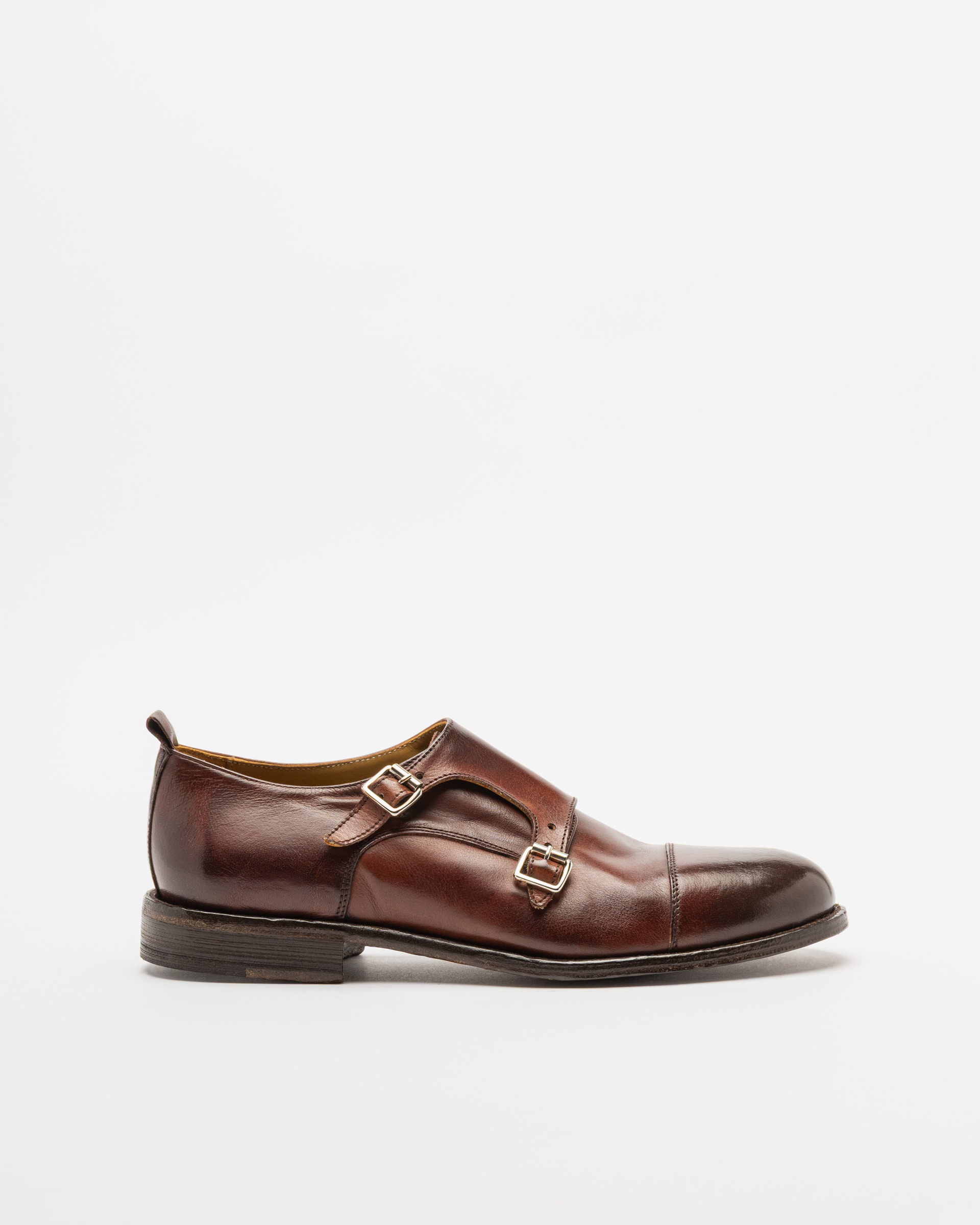 Sapatos Monk Strap PROF 7177 Castanho