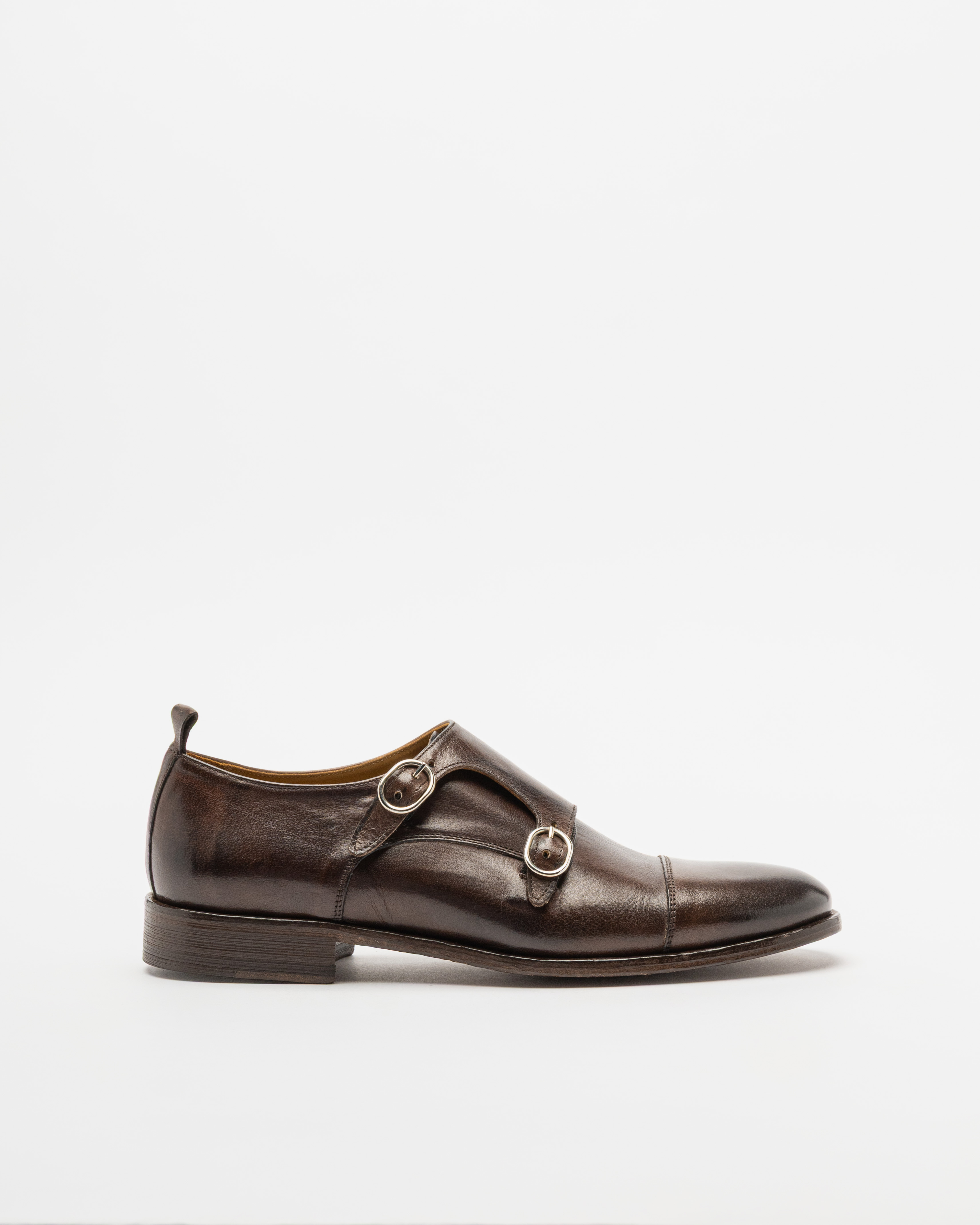 Sapatos Monk Strap PROF 7210 Castanho