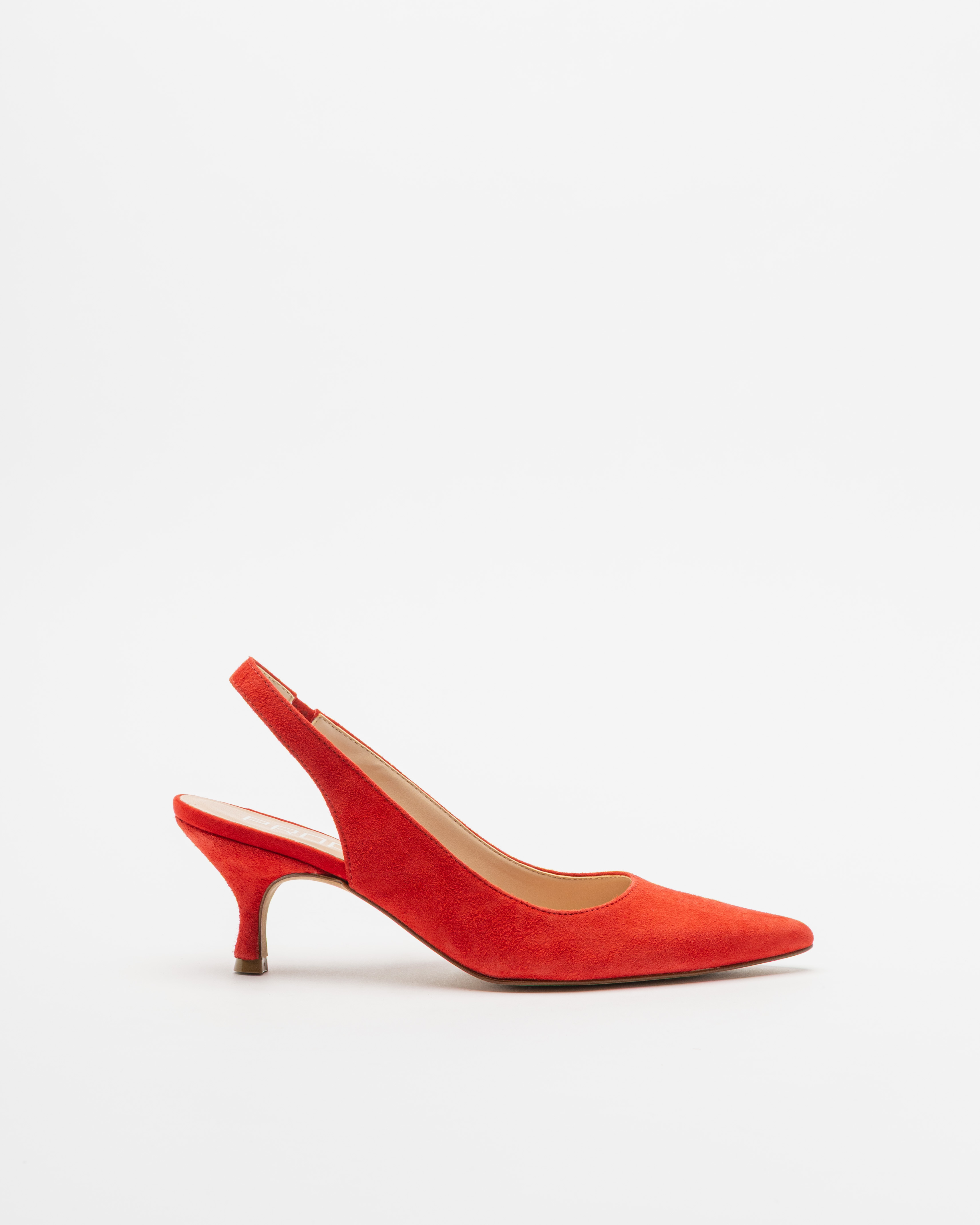 Sapato aberto atrás PROF 3503 Vermelho