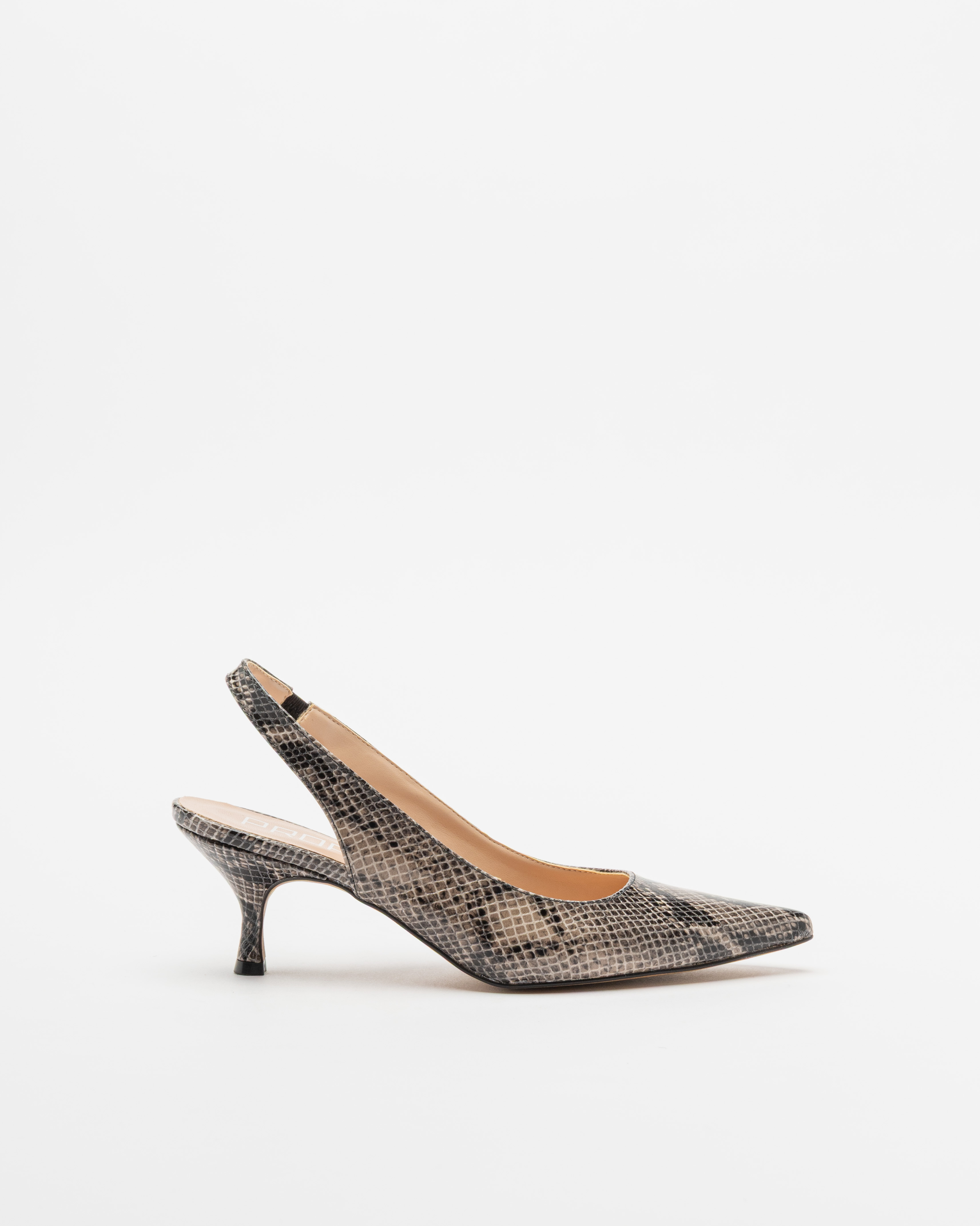 Sapato aberto atrás PROF 3503 Bege