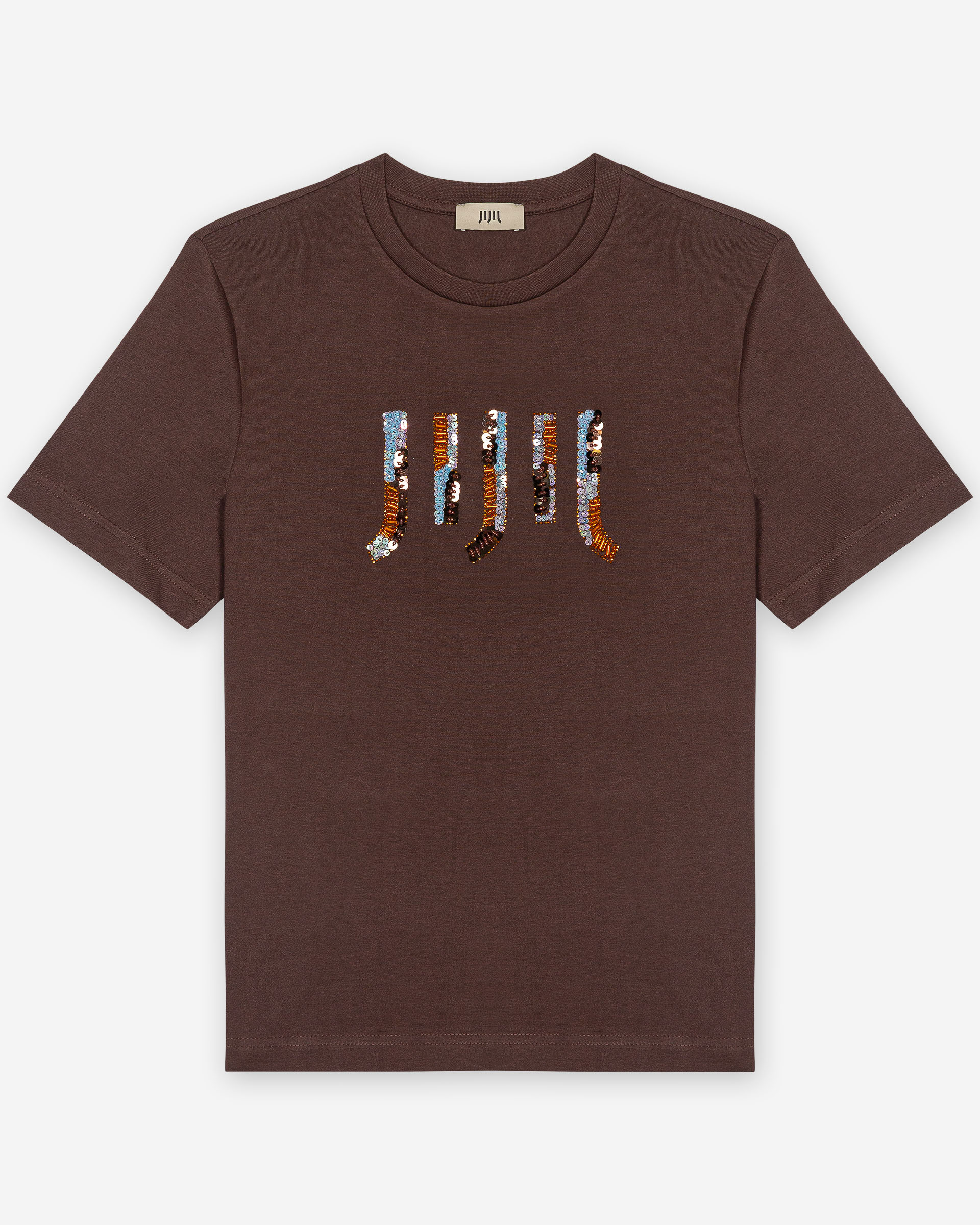 T-shirt Jijil JPE26TS181 Castanho