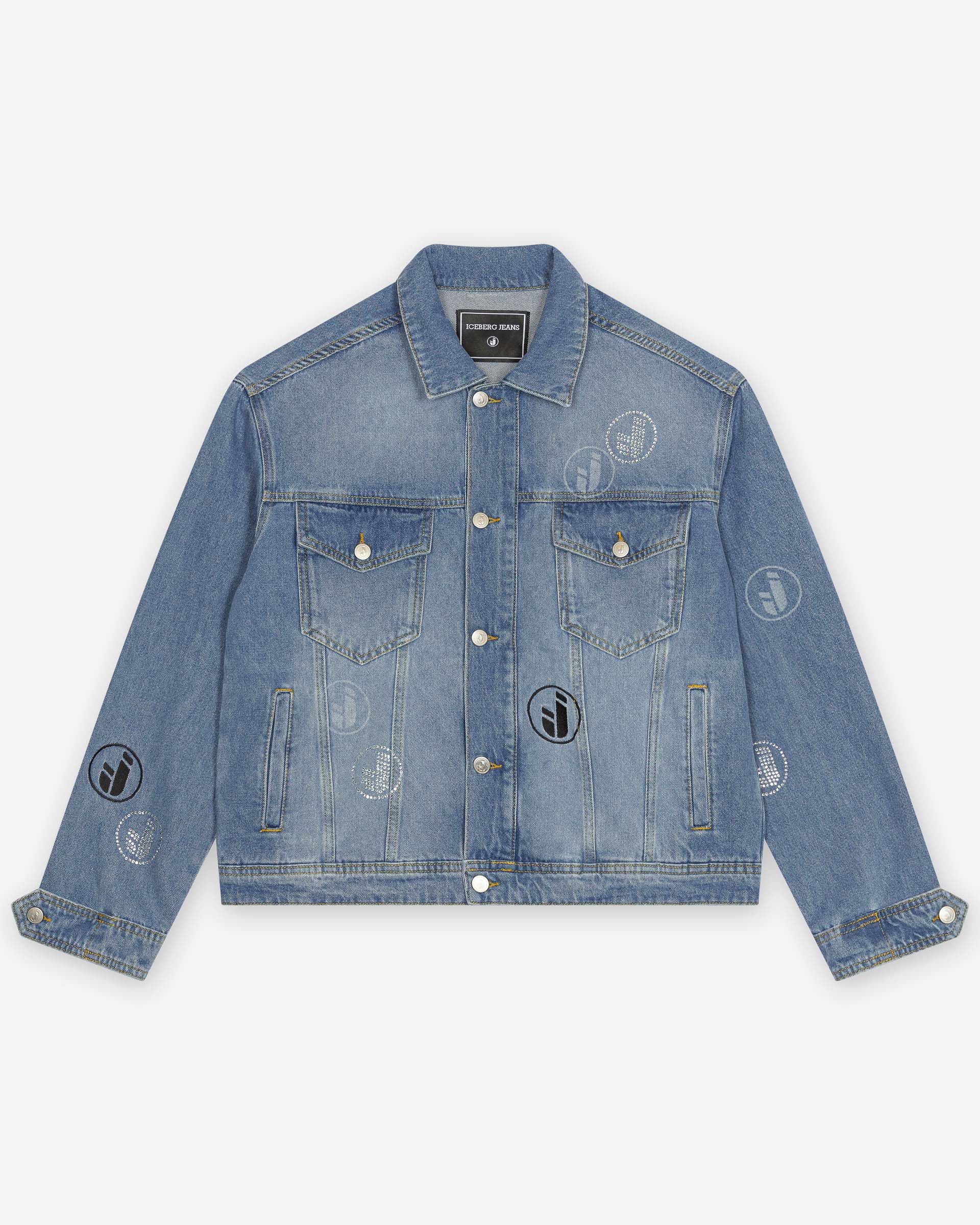 Casaco de ganga Iceberg Jeans O031-P611 Azul