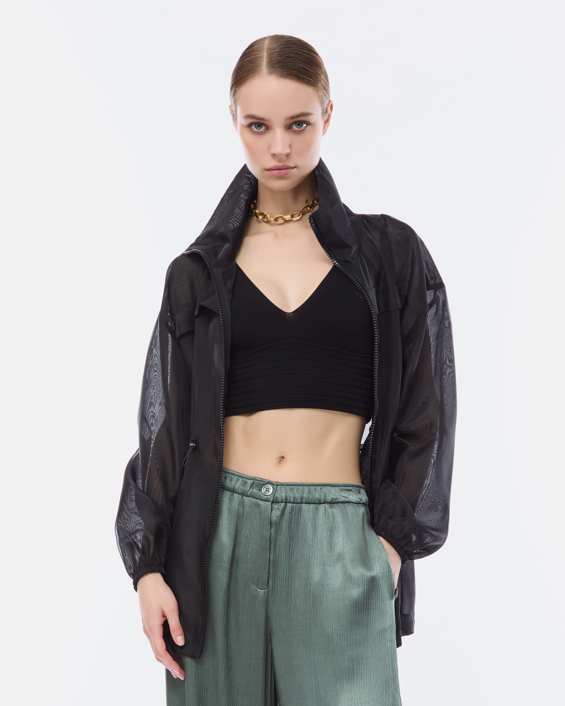 Top Cropped Nenette Miss Preto