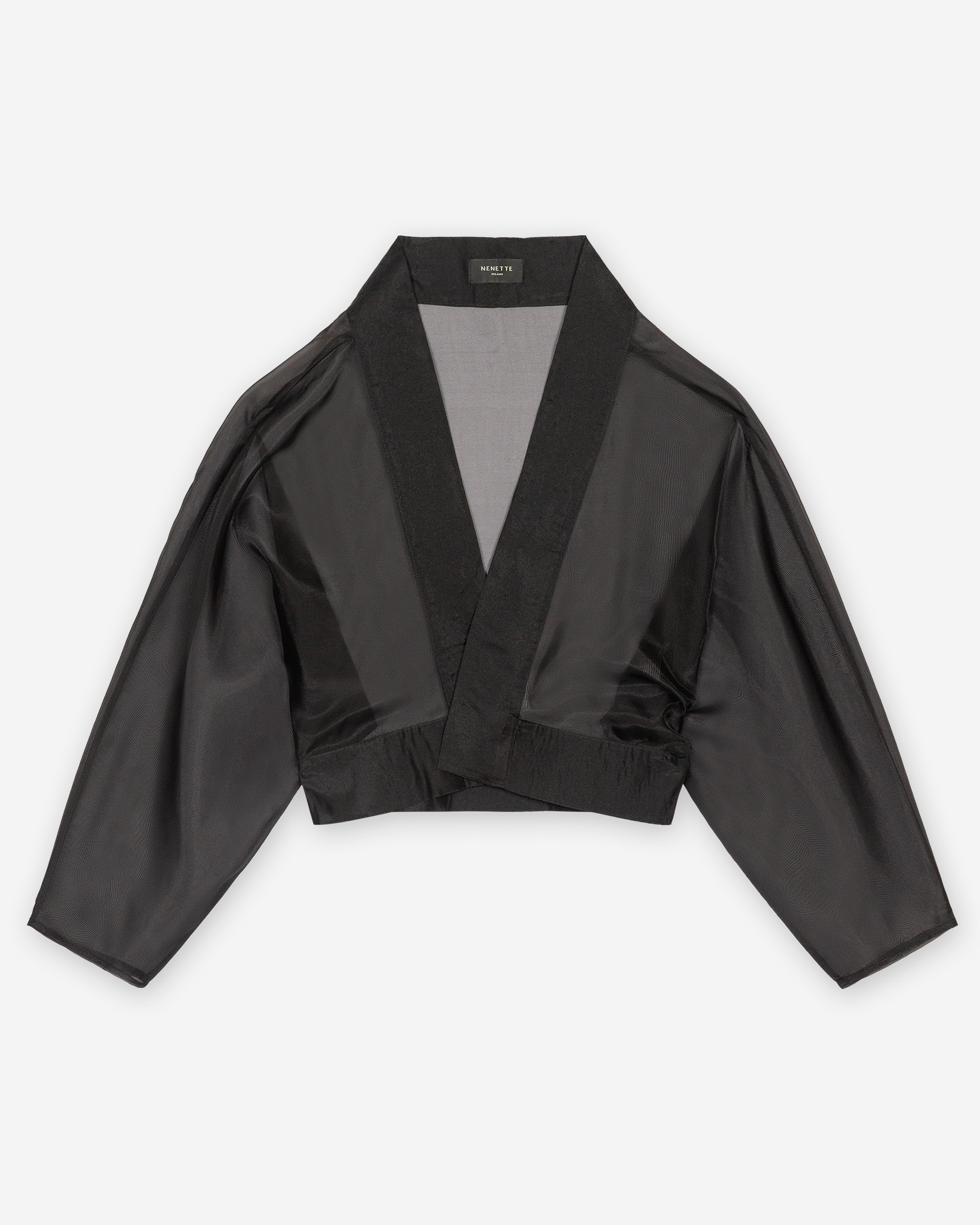 Casaco cropped Nenette ZACK Preto