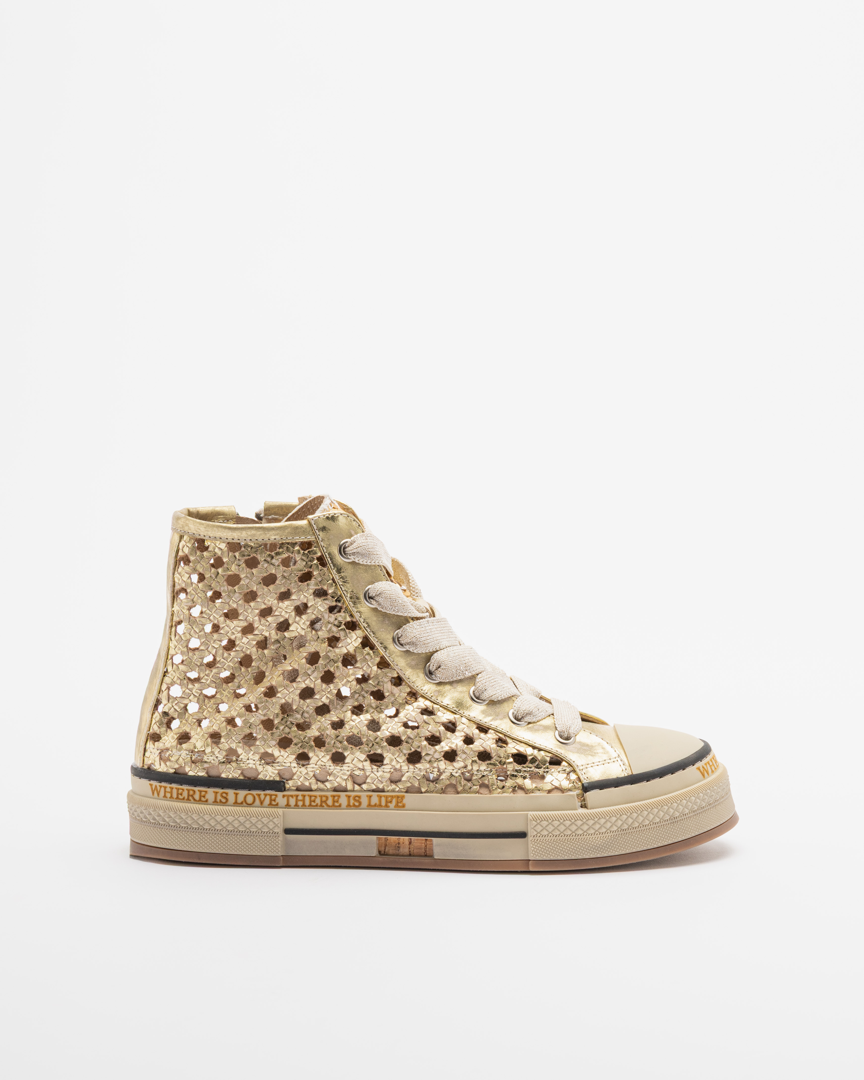 Sapatilhas cano alto Dropp Y51-2-C Dourado