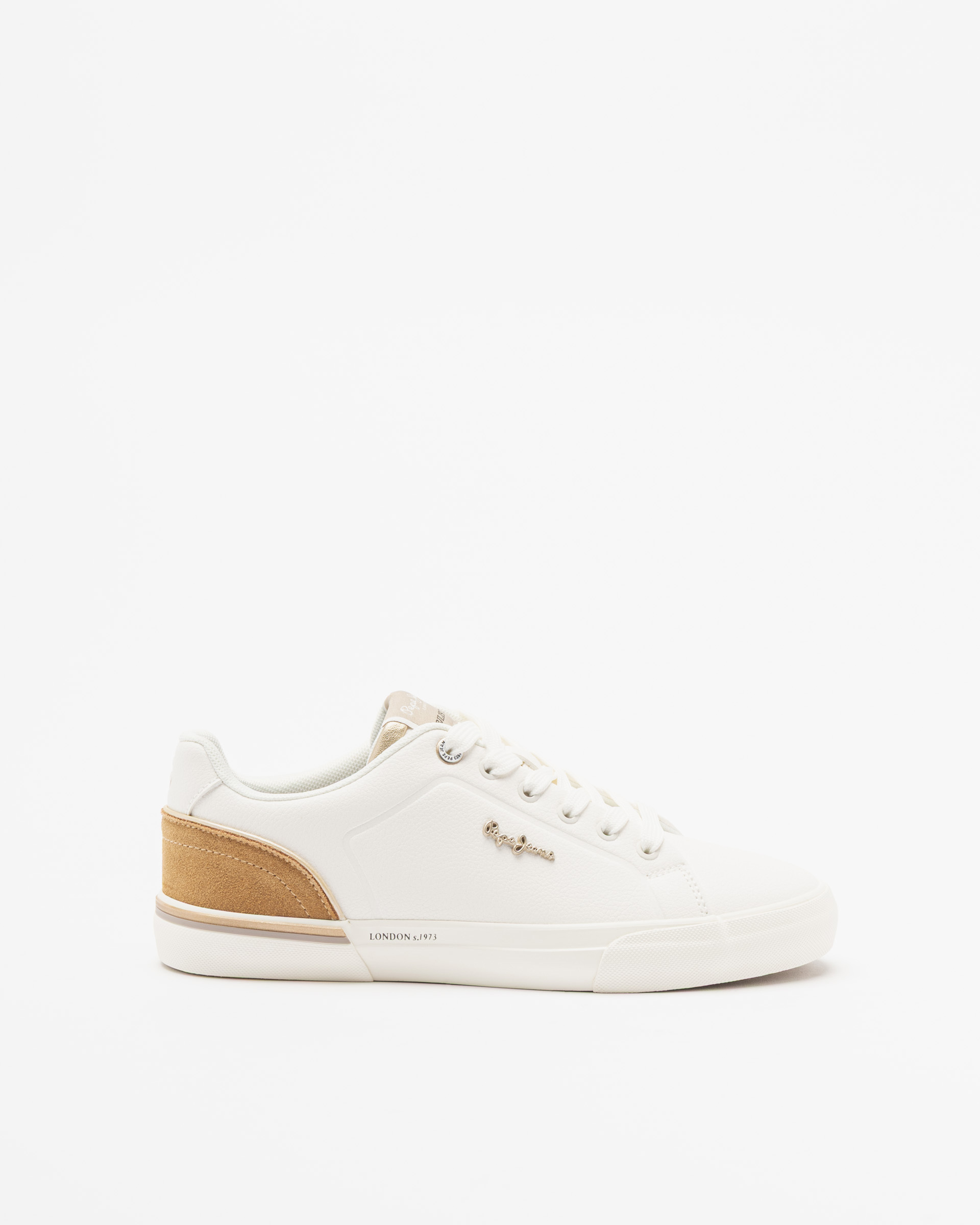 Sapatilhas brancas Pepe Jeans London Kenton Campus Branco