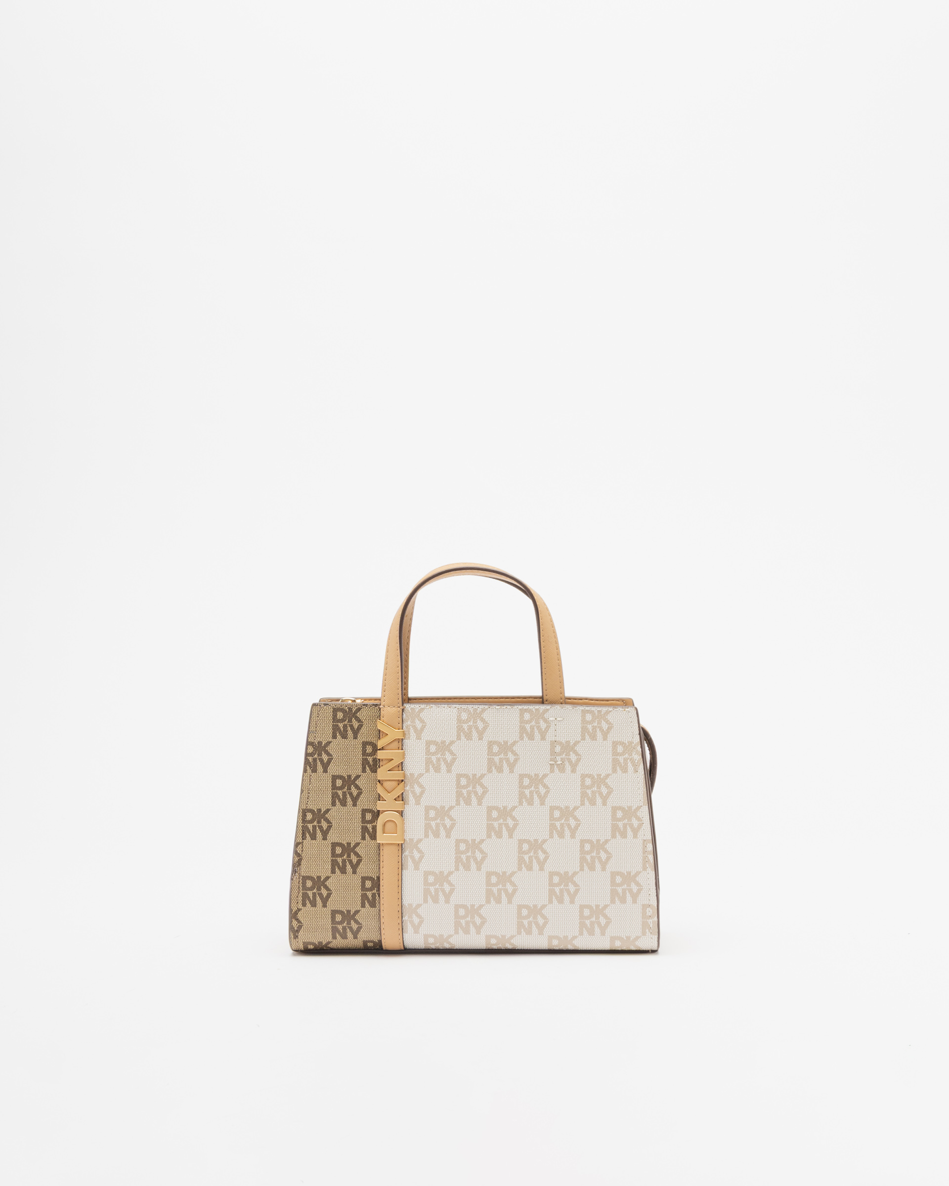 Mala à tiracolo Dkny Avril SM Satchel Cro Bege