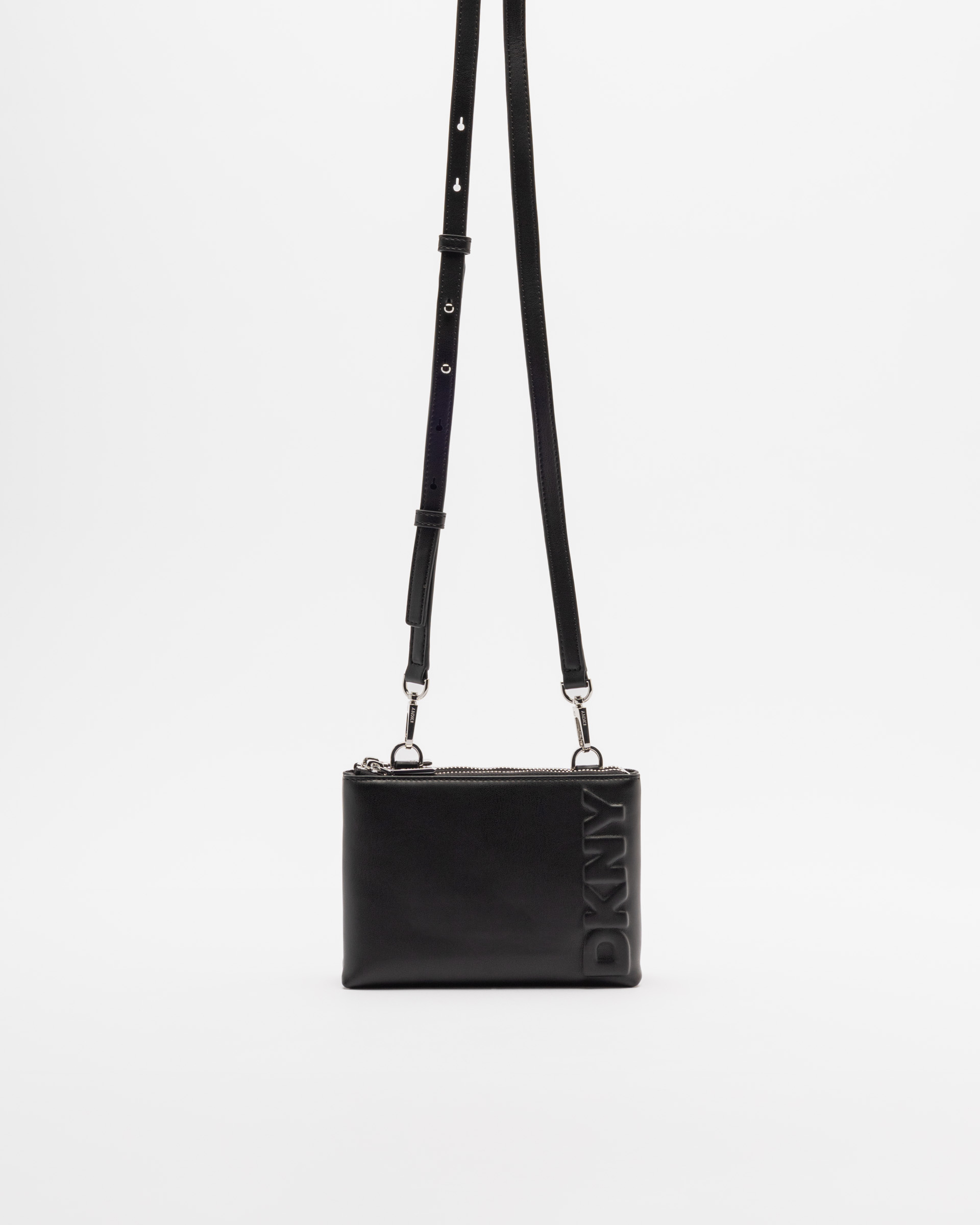 Mala à tiracolo Dkny Tinsley SM Crossbody Preto