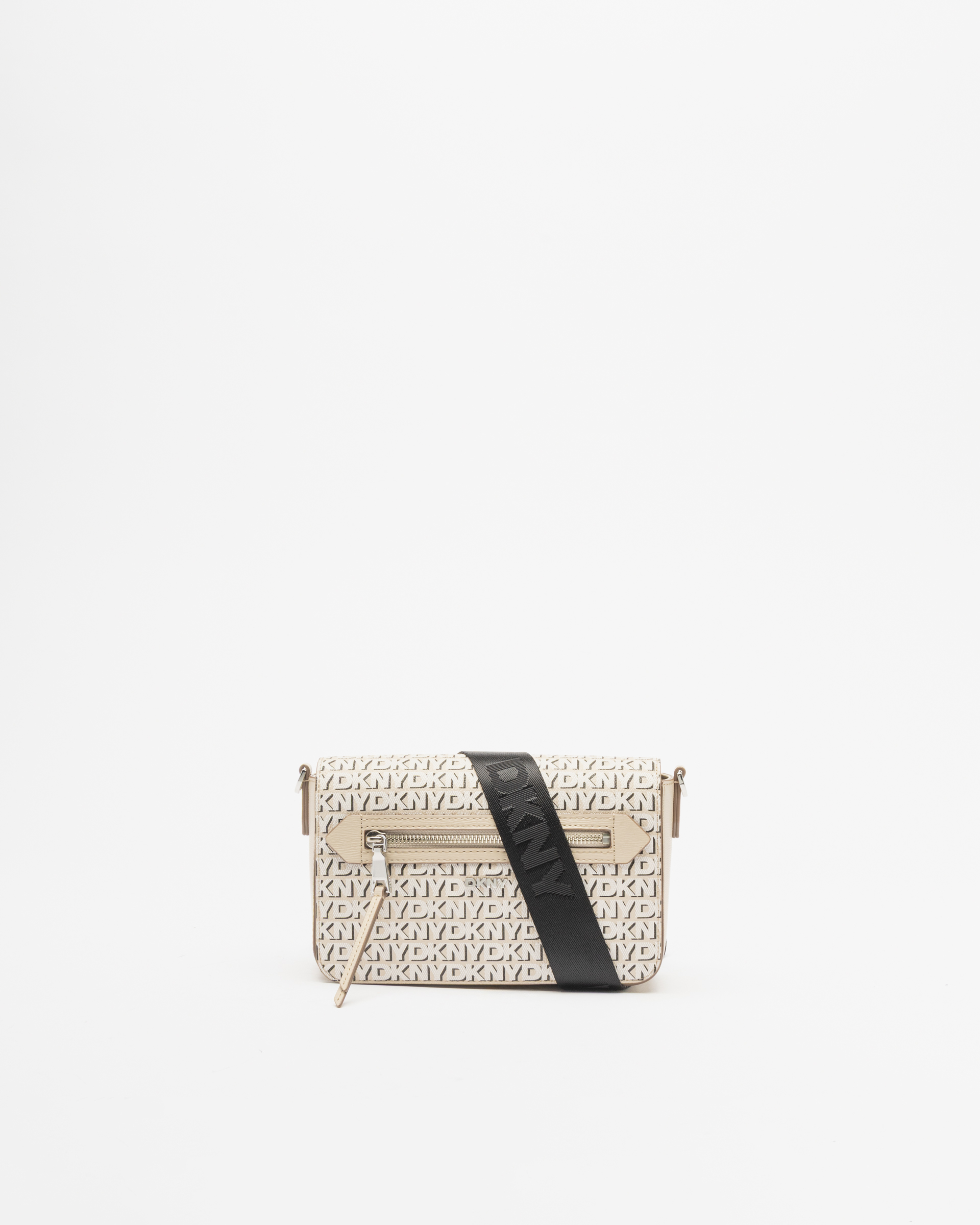 Mala à tiracolo Dkny Bryant Ave MD Flap Bege