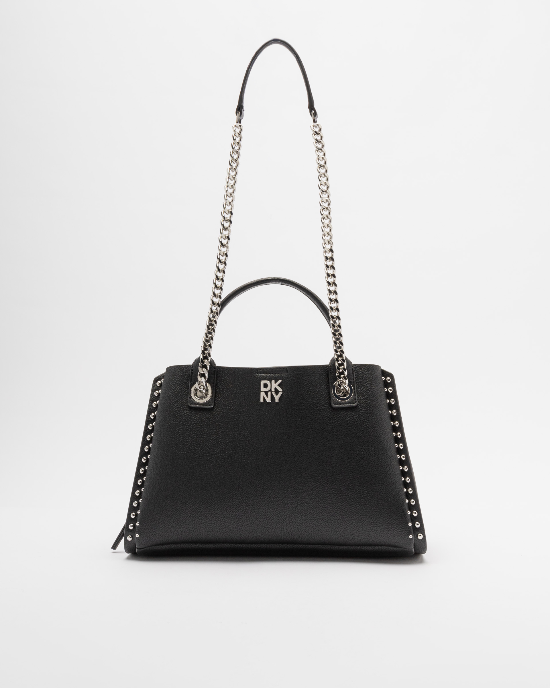 Mala de ombro Dkny Josie Satchel Preto