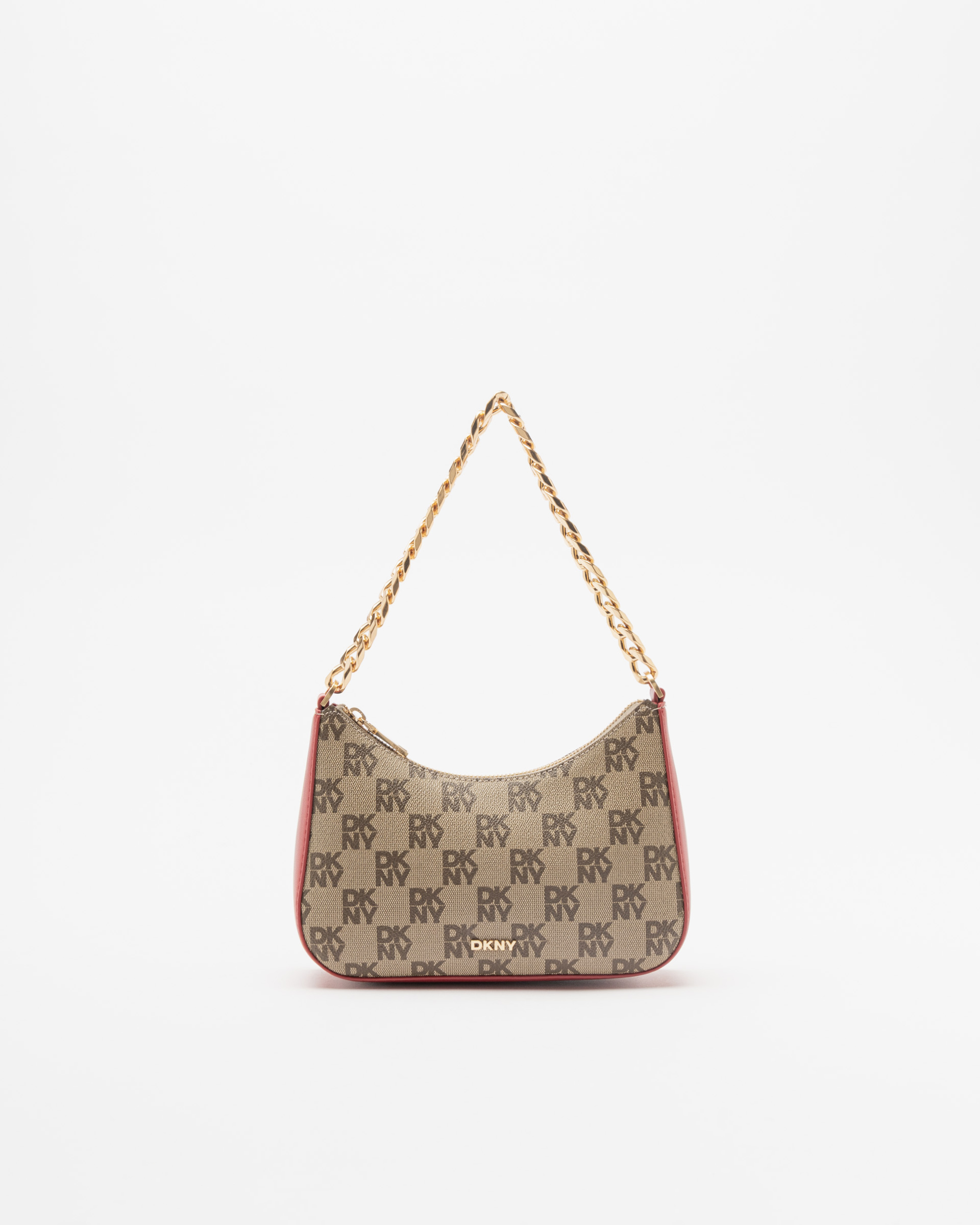 Mala à tiracolo Dkny Jenna Demi Crossbody Bege