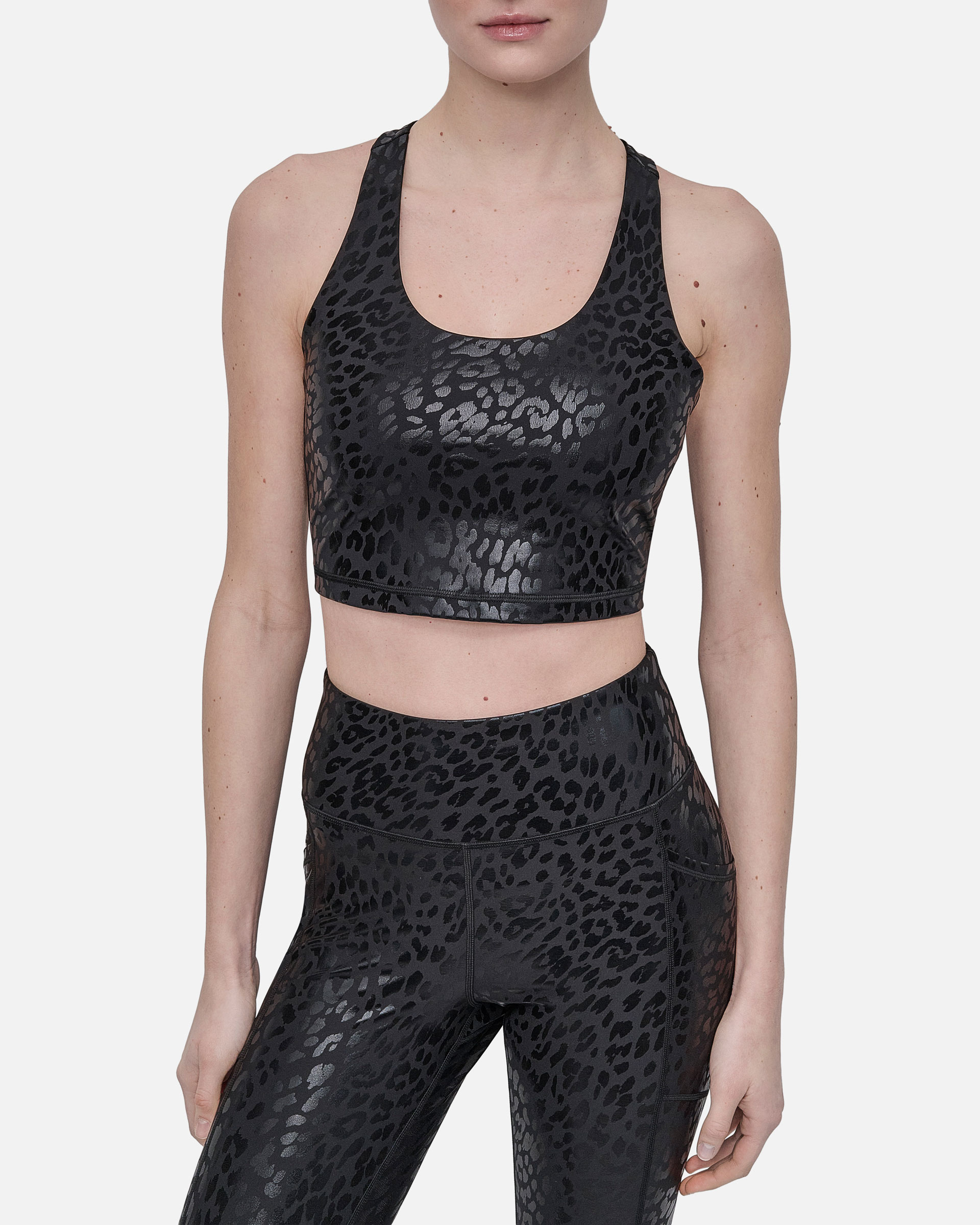 Top desportivo DKNY Sport DP5T1220 Preto