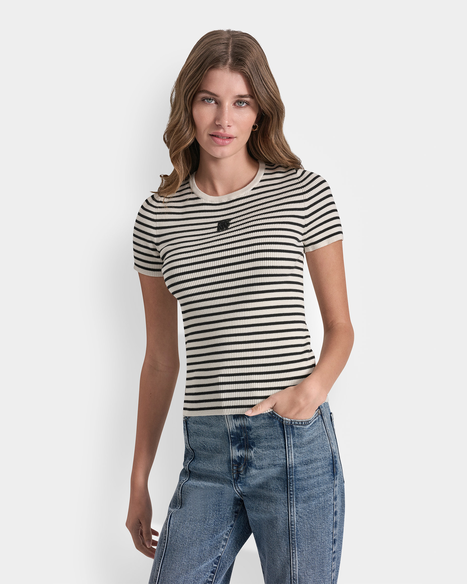 T-shirt DKNY Jeans DJ6R0150 Branco
