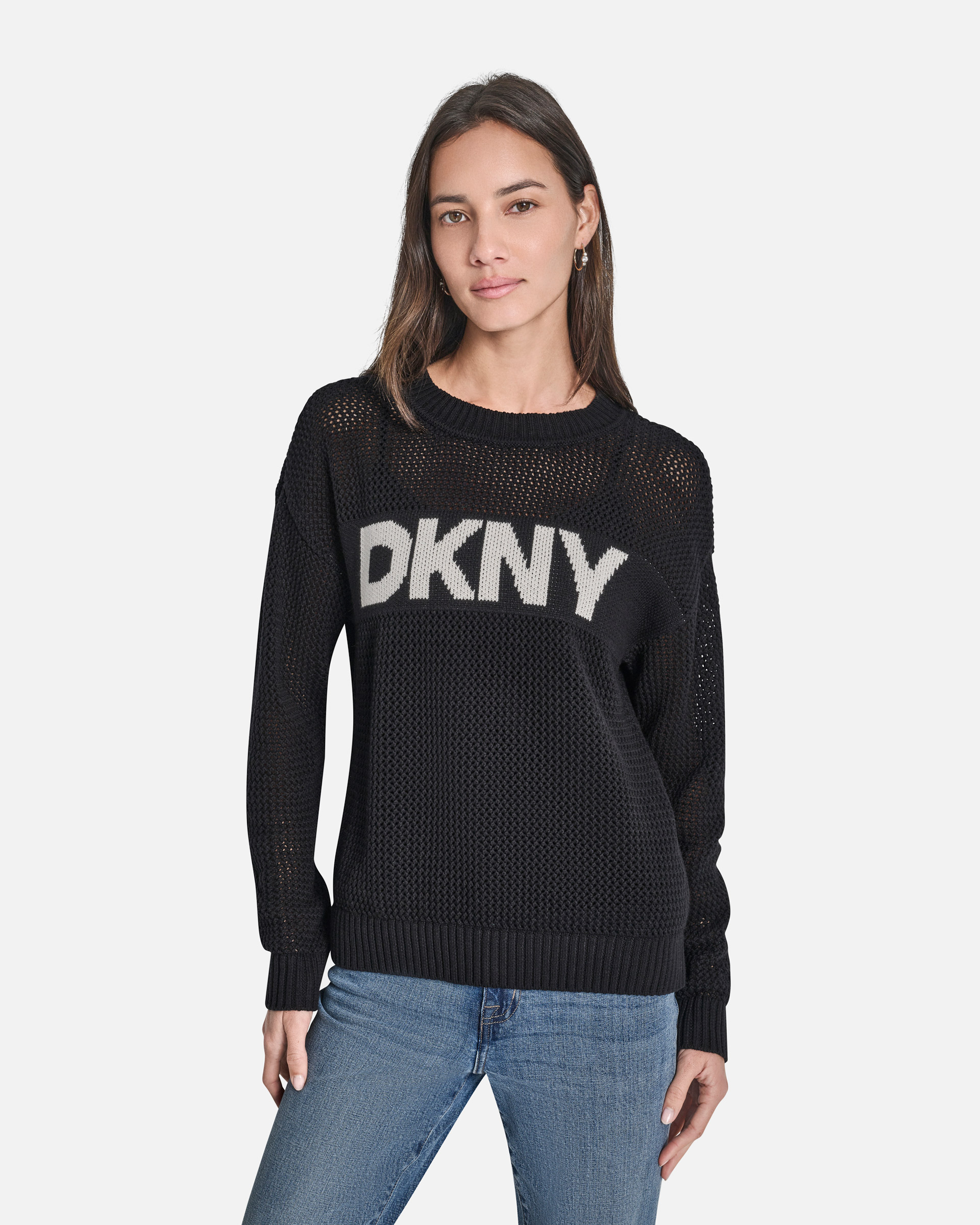 Camisola de malha DKNY Jeans DJ6R0996 Preto