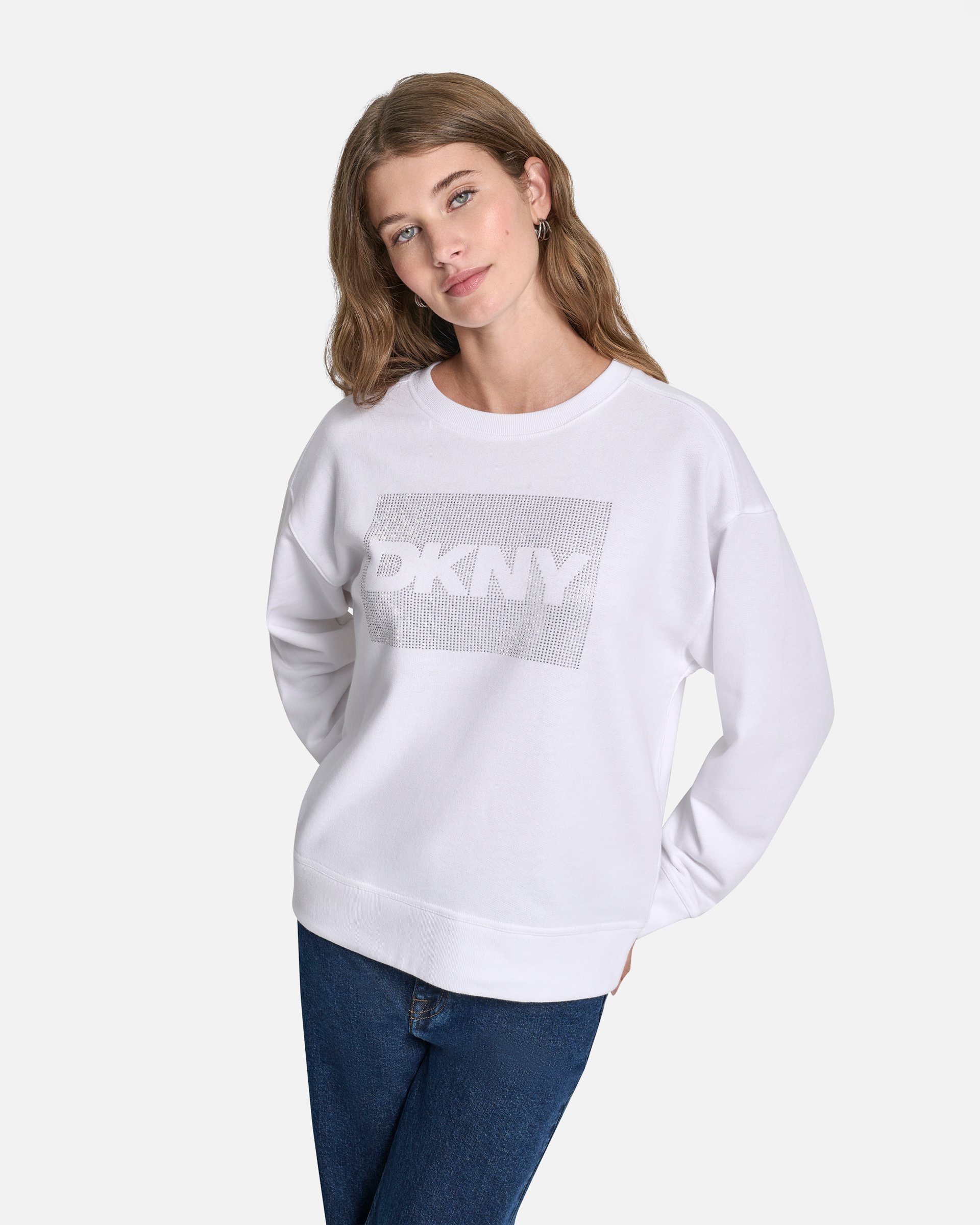 Camisola DKNY Jeans DJ6T1677 Branco
