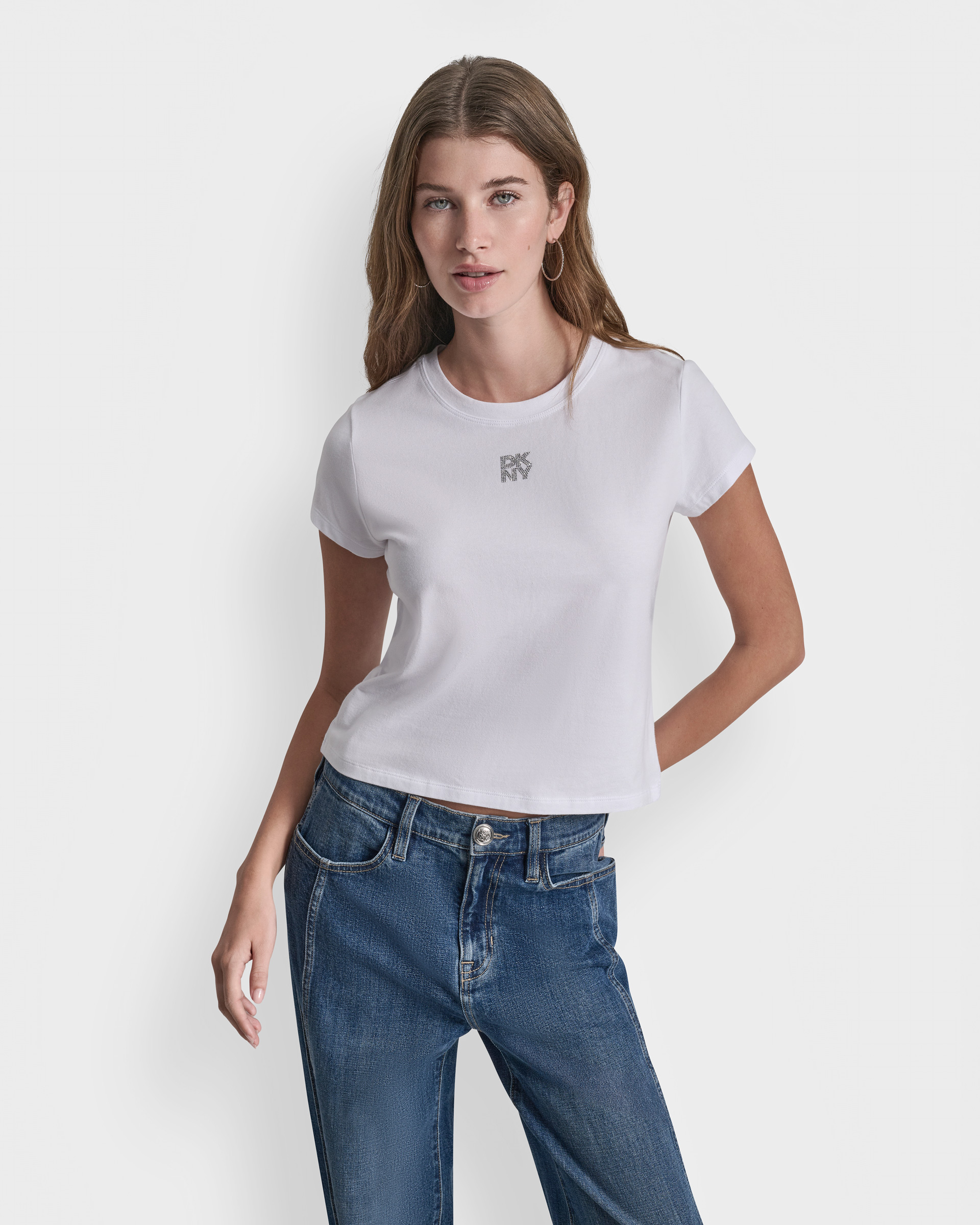 T-shirt Dkny DJ6T1740 Branco