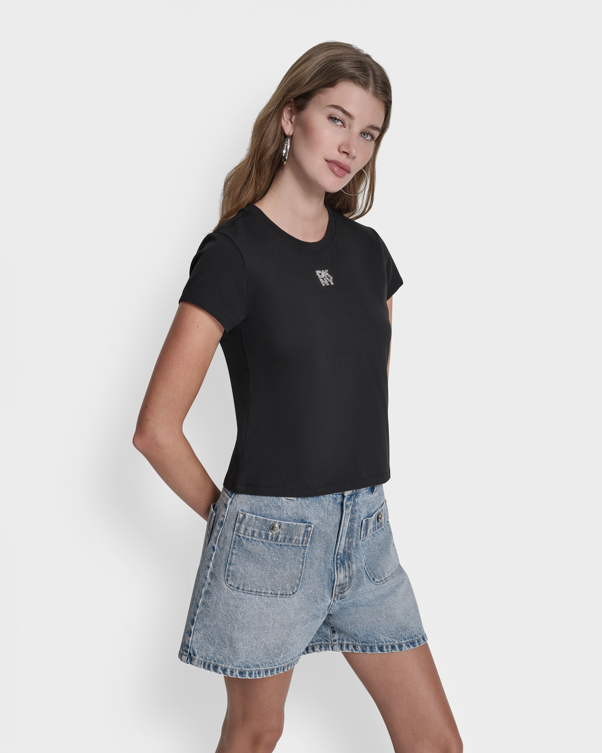 T-shirt Dkny DJ6T1740 Preto