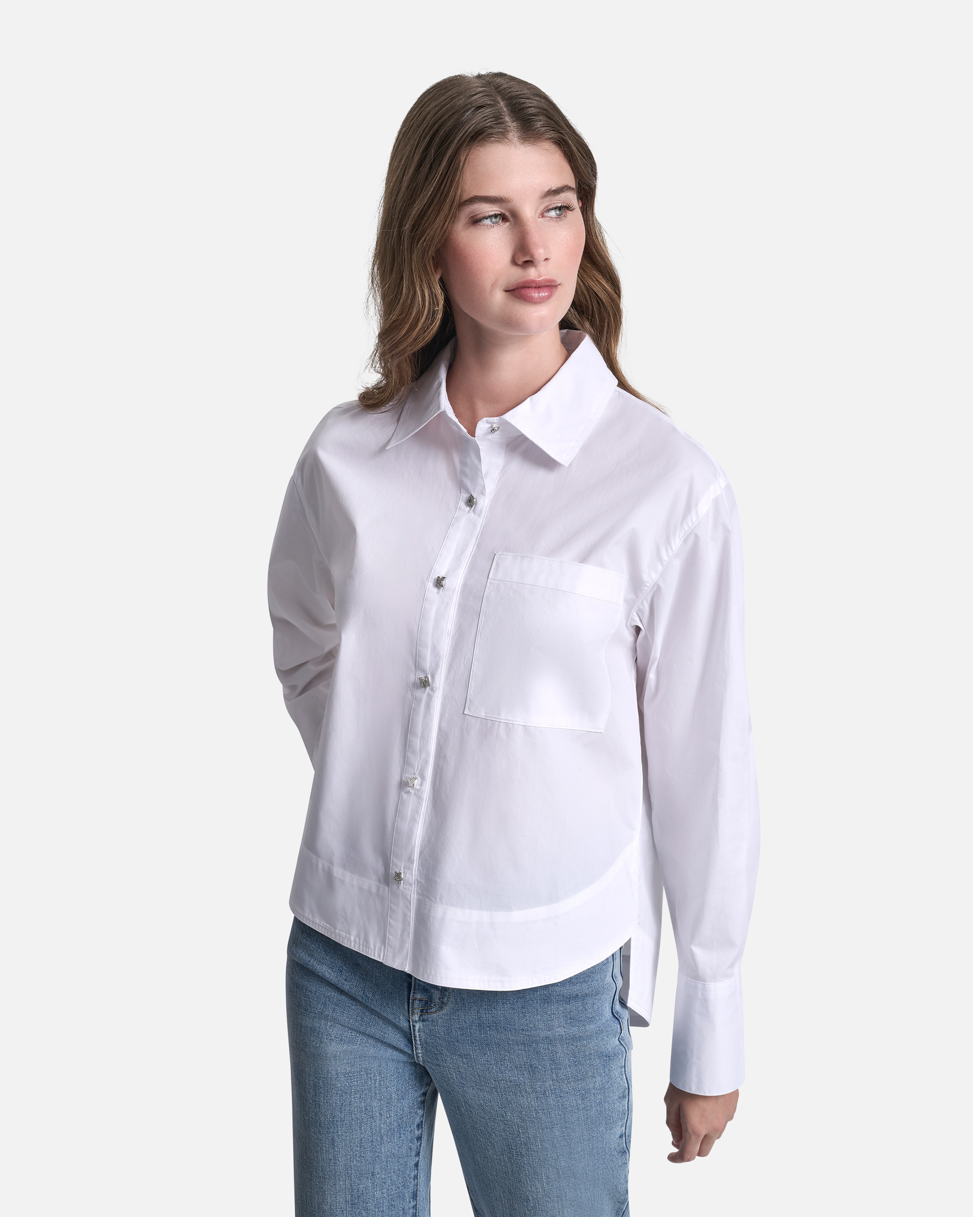 Camisa DKNY Jeans DJ6W2238 Branco