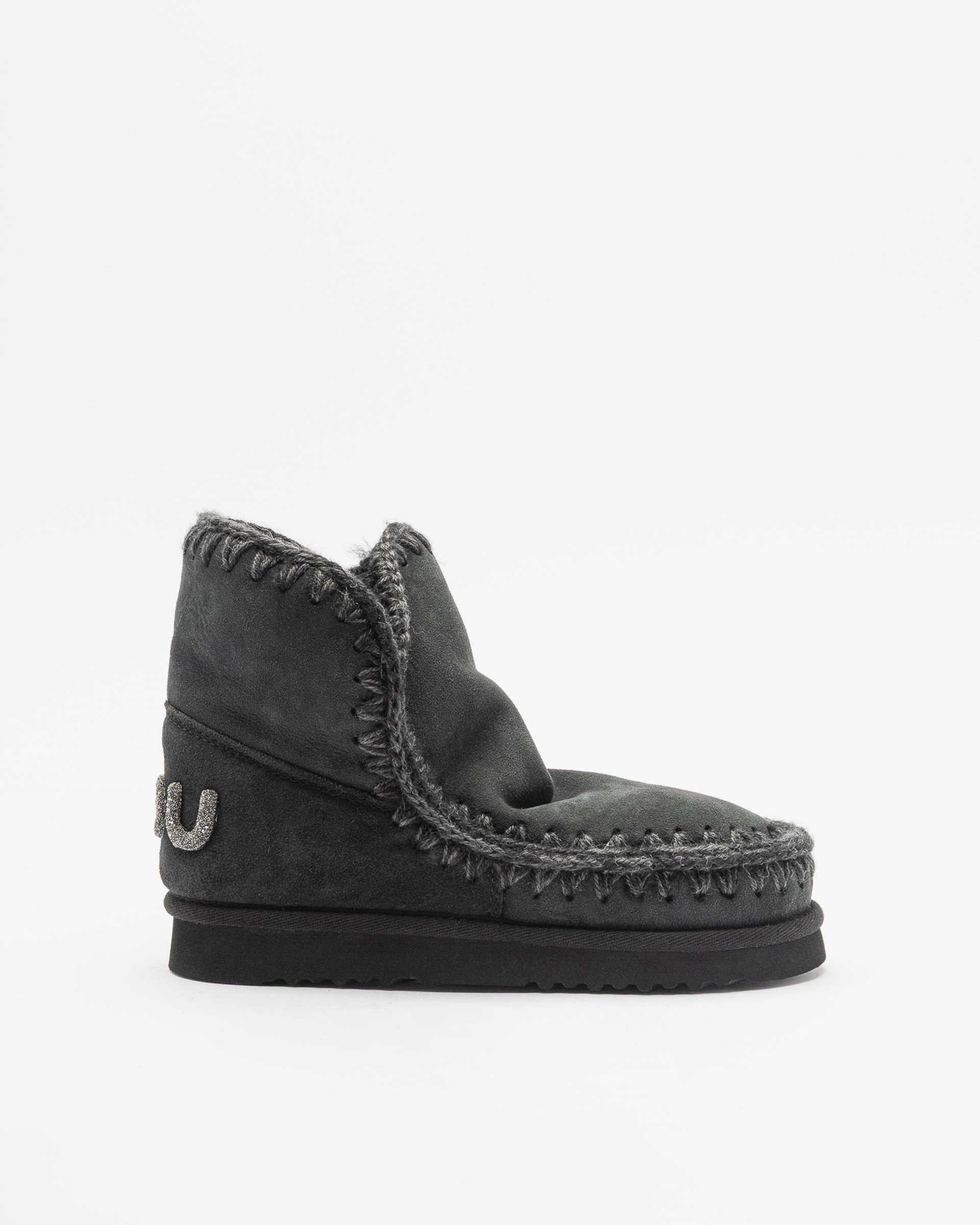 Botas Mou Eskimo 18 Glitter Logo Preto