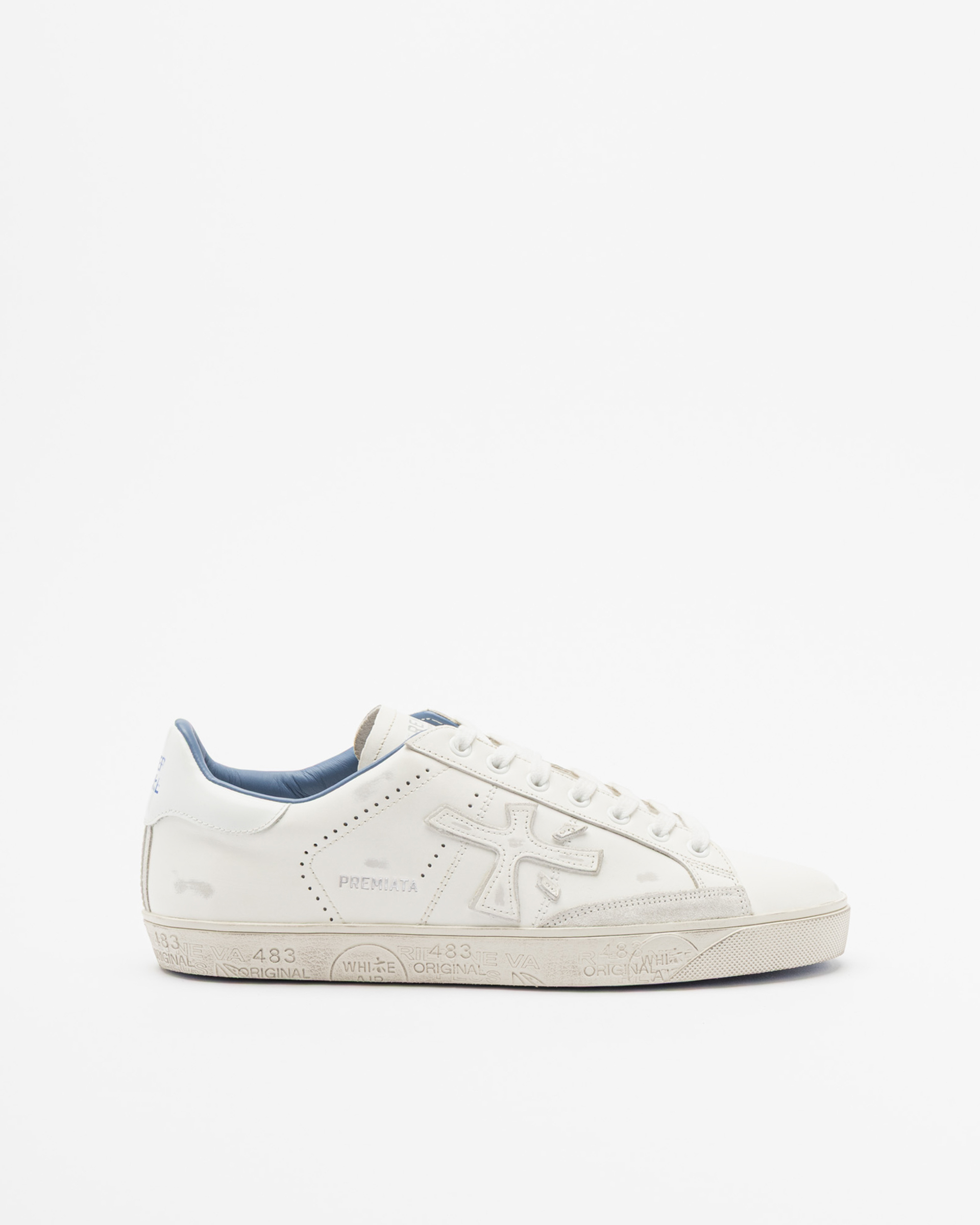 Sapatilhas brancas Premiata Steven 6652 Branco