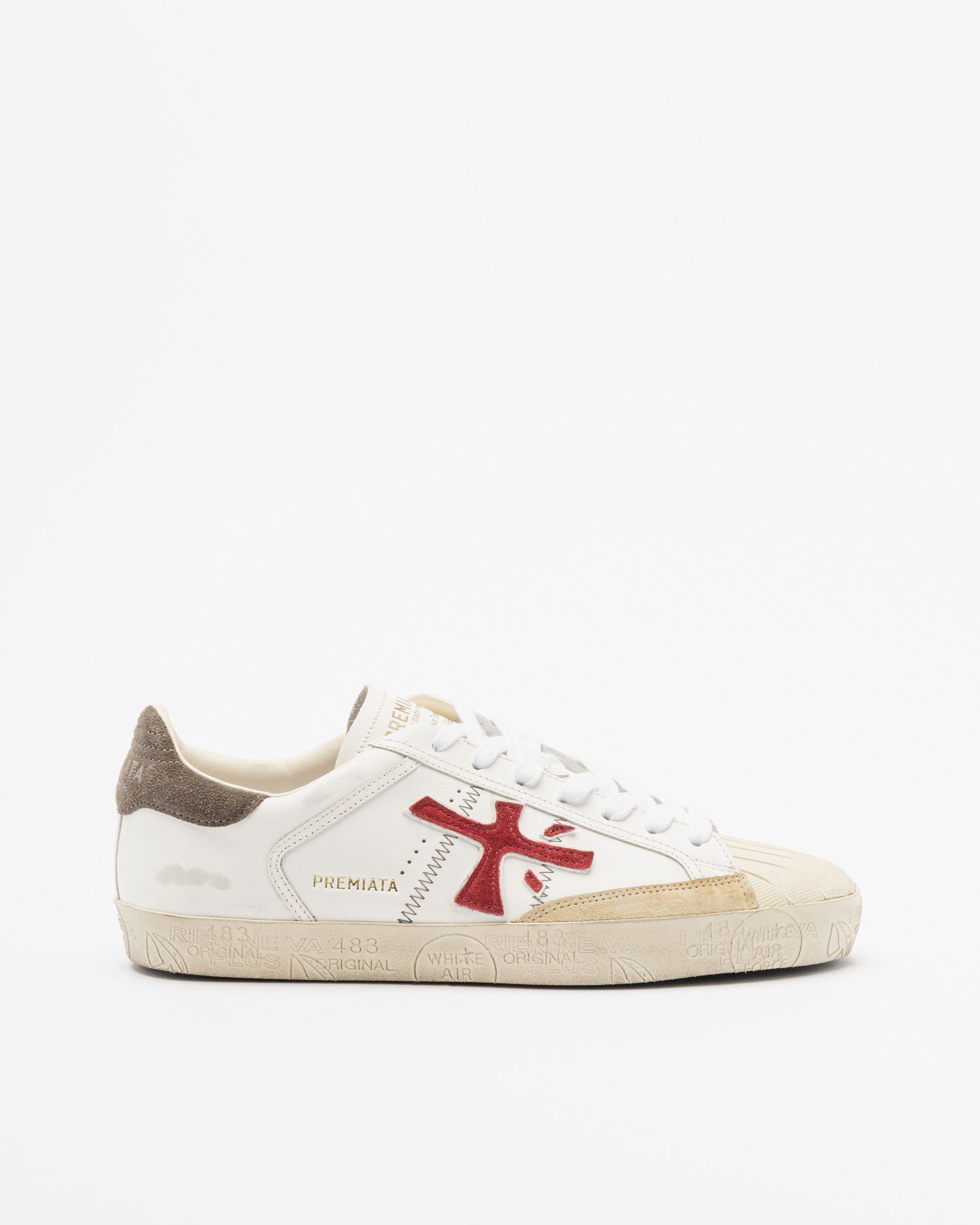 Sapatilhas brancas Premiata STEVEN 8044 Branco