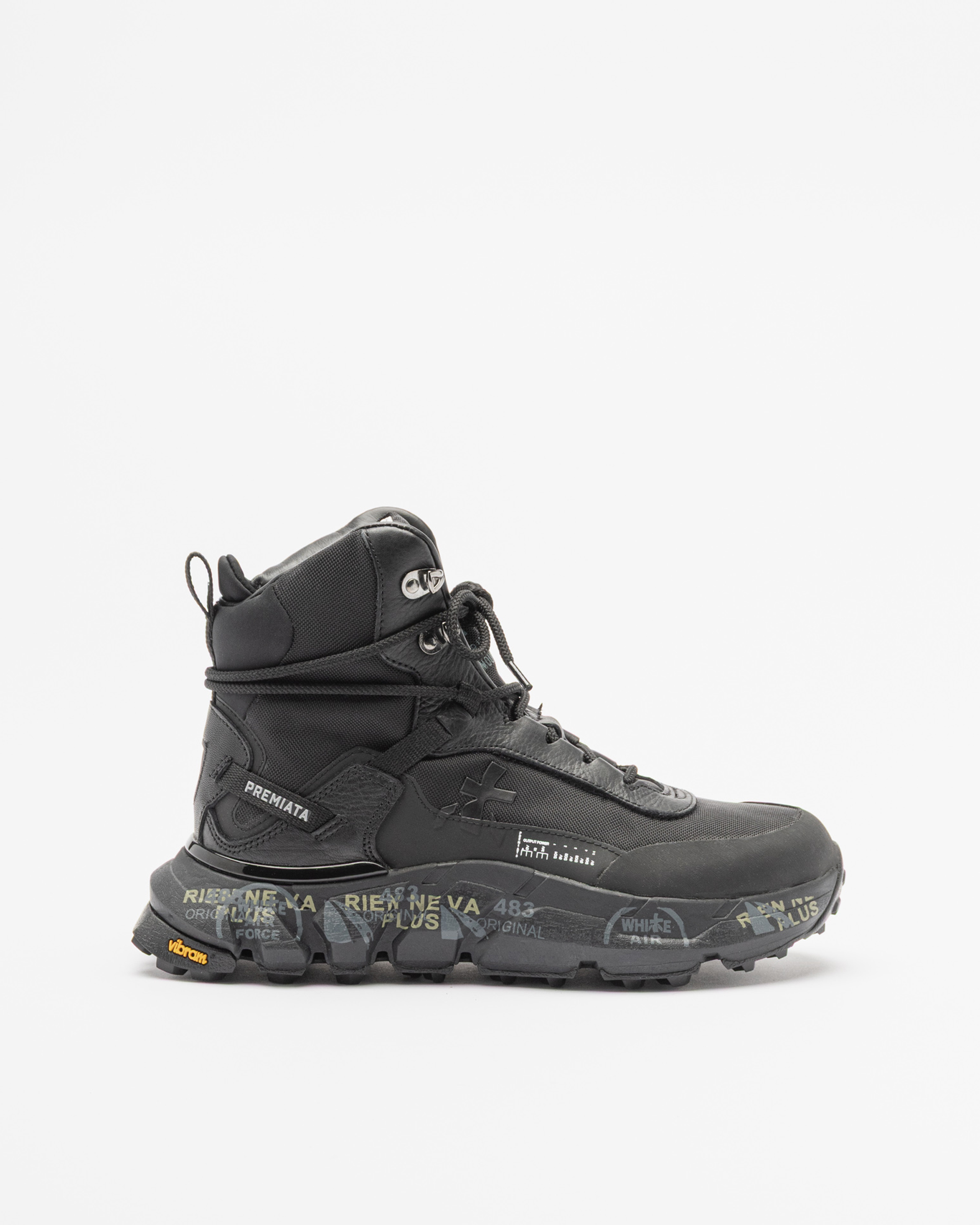 Sapatilhas cano alto Premiata TRIVOR 439 Preto