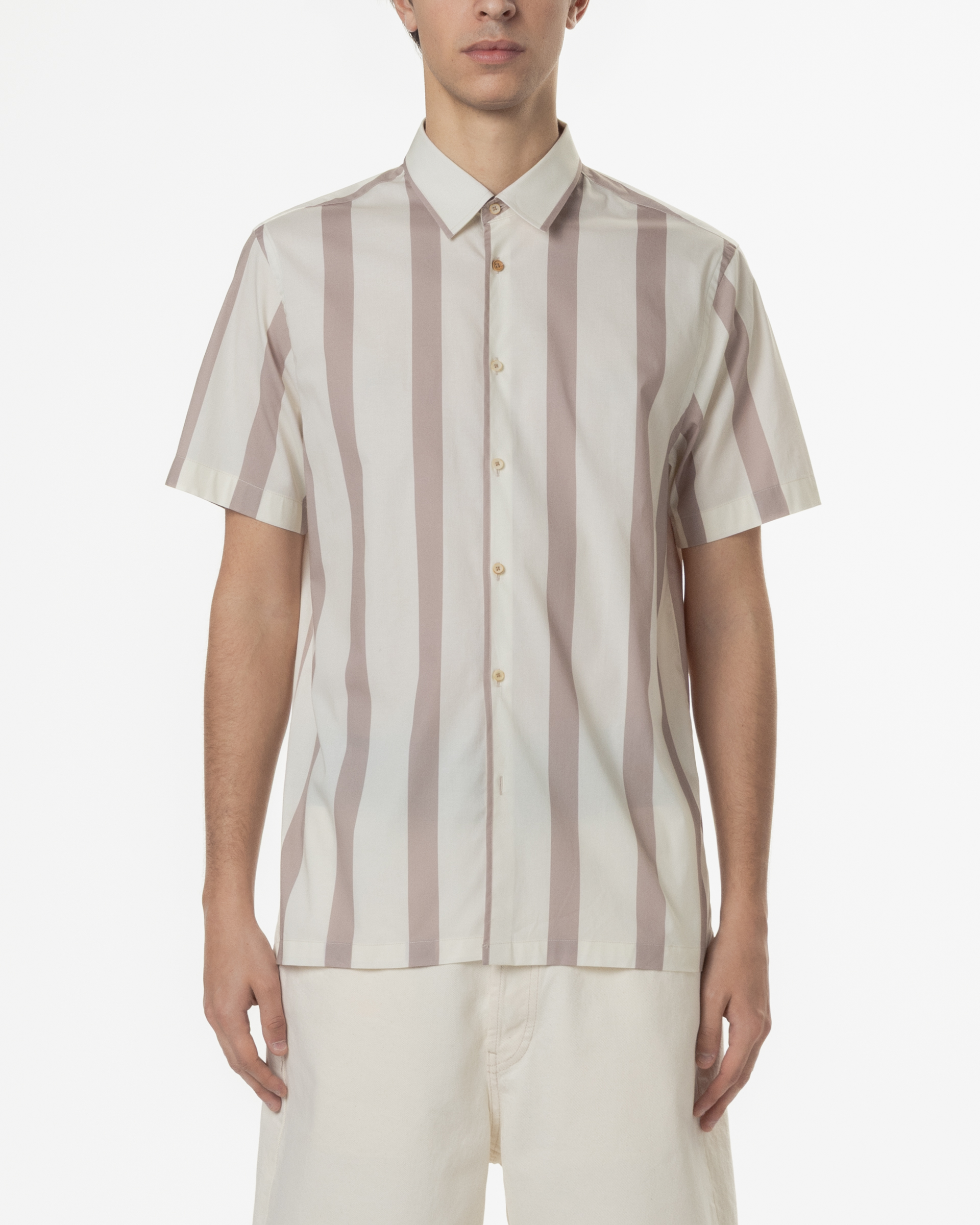 Camisa manga curta Seinse CE1003SS Bege