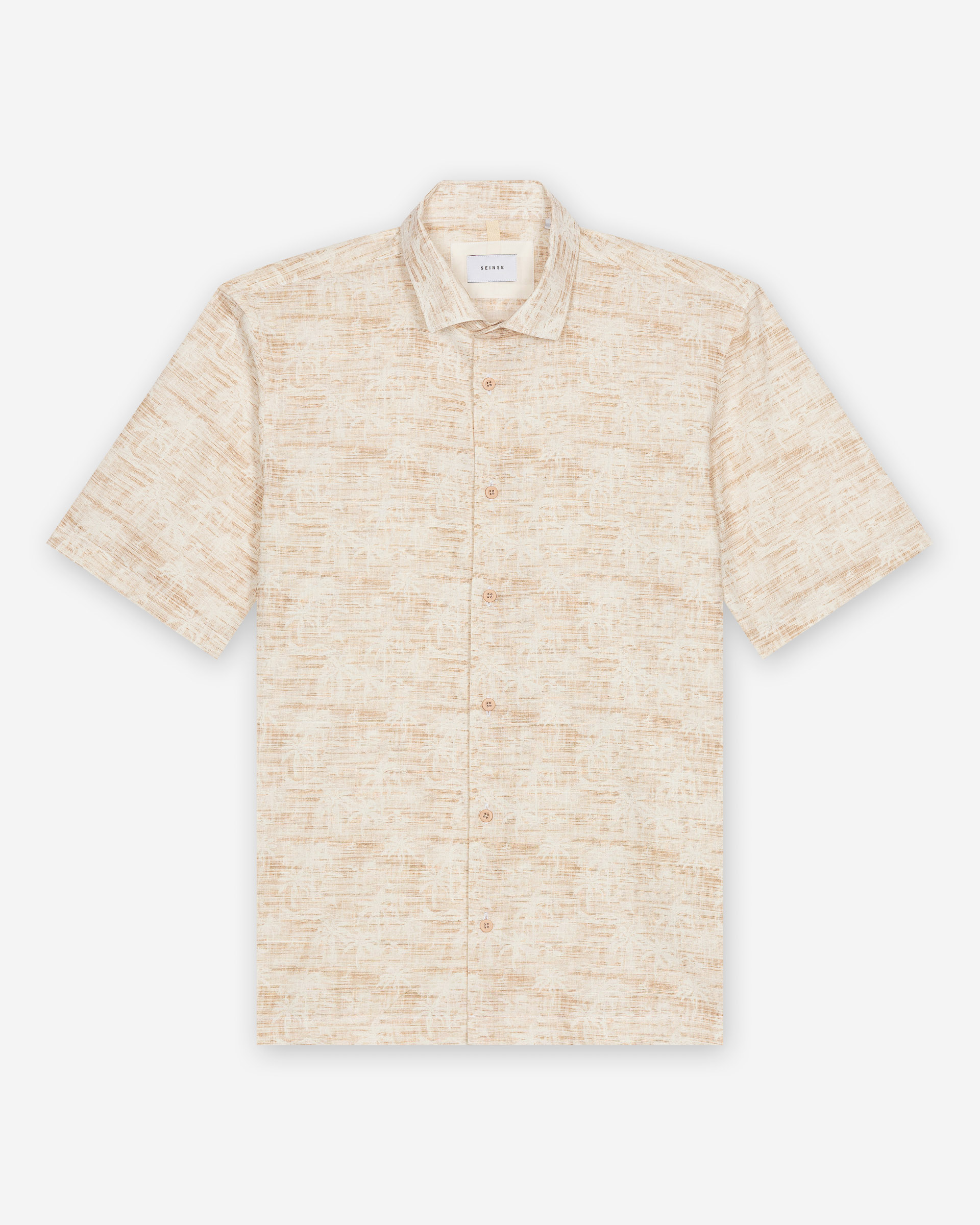 Camisa manga curta Seinse CE1111SS Bege