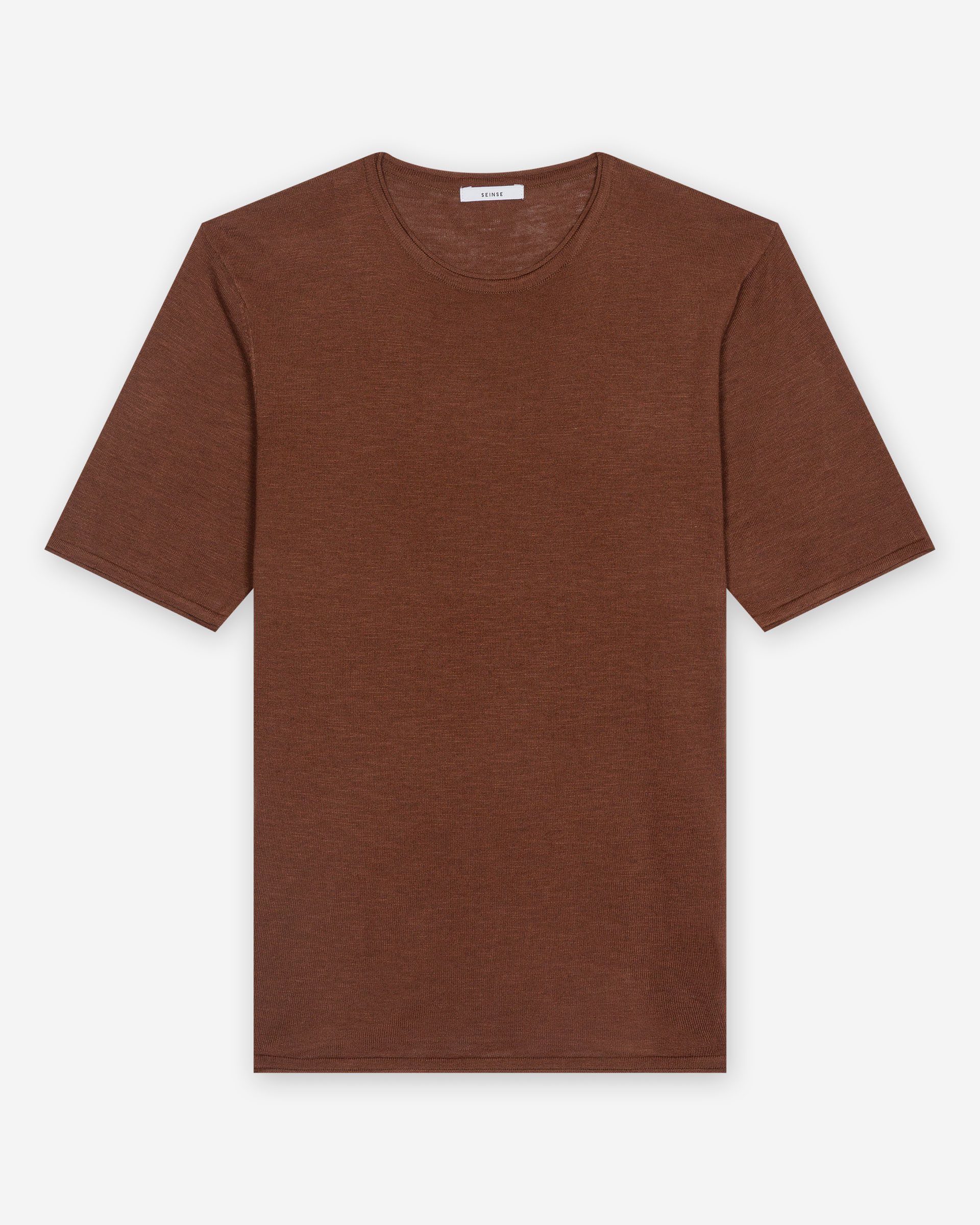T-shirt Seinse ME3192SS Castanho